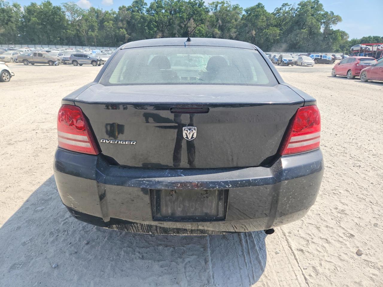 2008 Dodge Avenger Se Black vin: 1B3LC46K48N585525