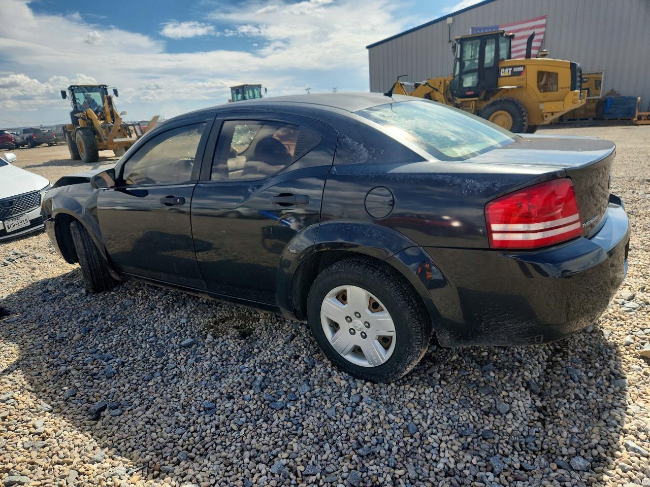 2008 Dodge Avenger Se Black vin: 1B3LC46K48N613808
