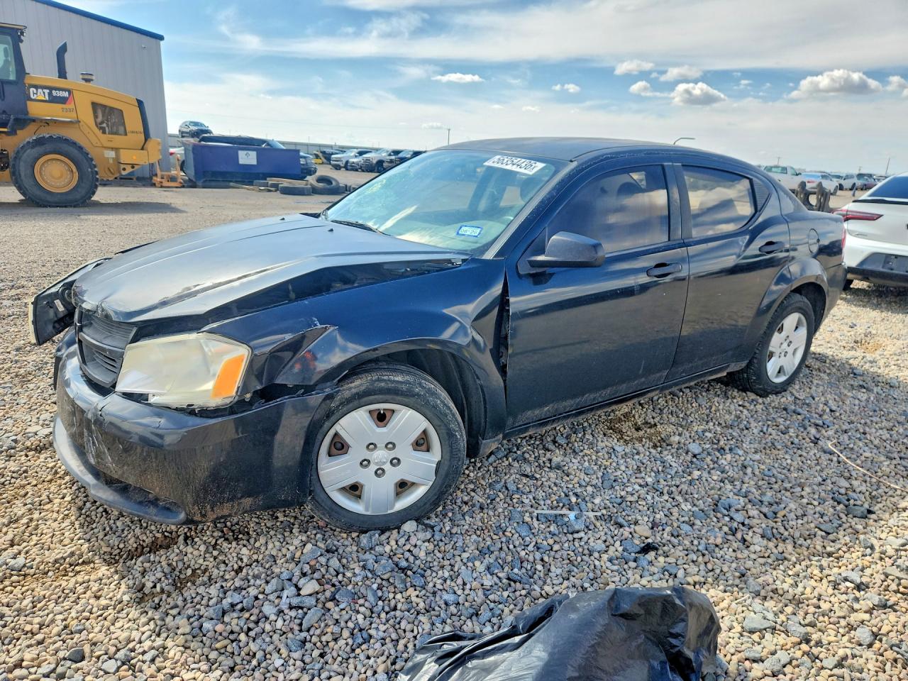 2008 Dodge Avenger Se Black vin: 1B3LC46K48N613808