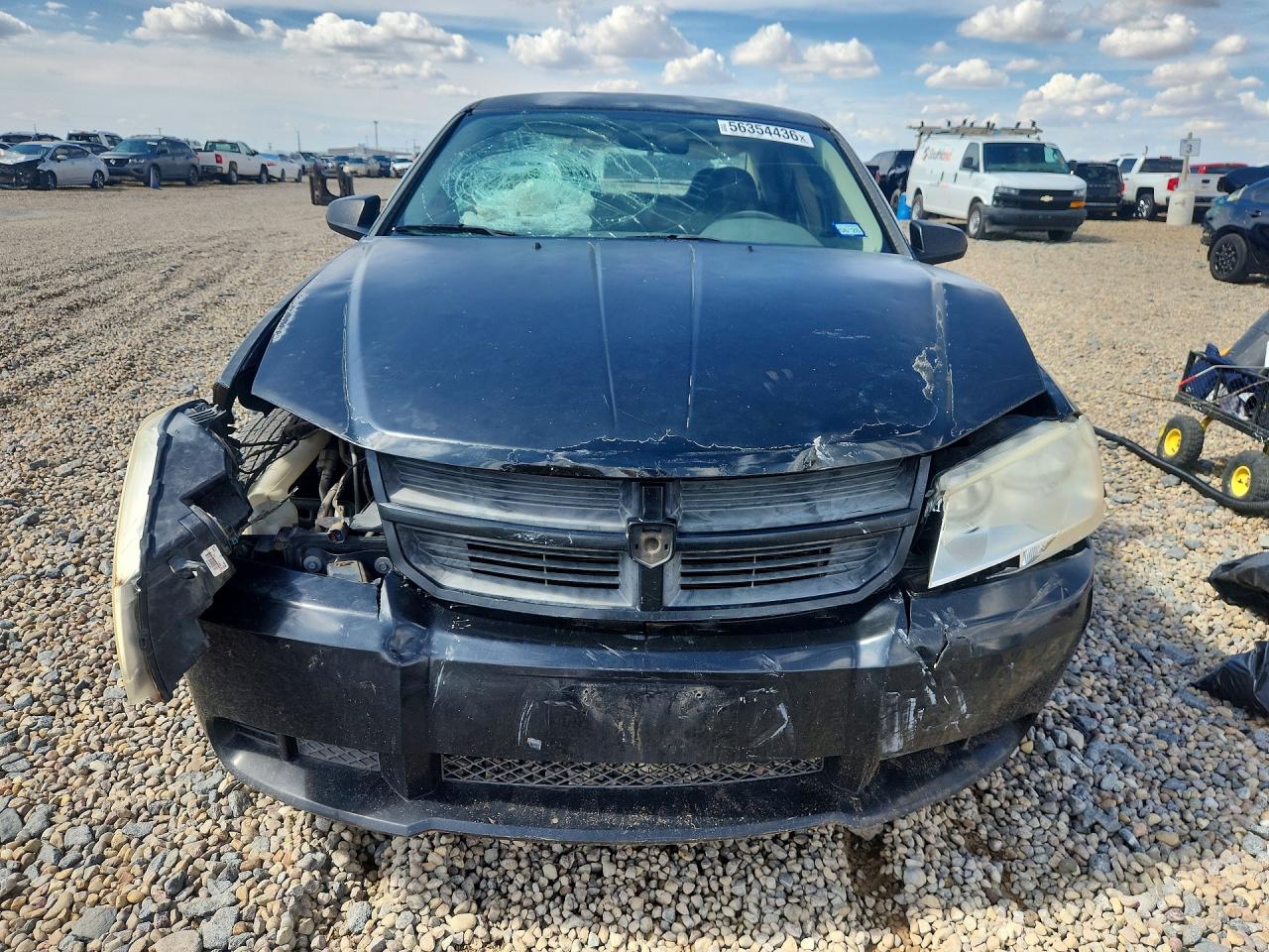 2008 Dodge Avenger Se Black vin: 1B3LC46K48N613808