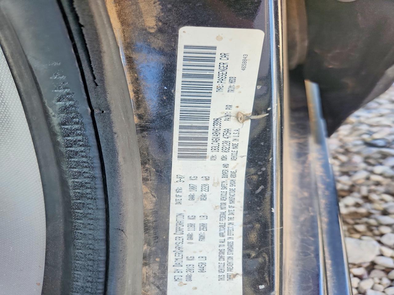 2008 Dodge Avenger Se Black vin: 1B3LC46K48N613808