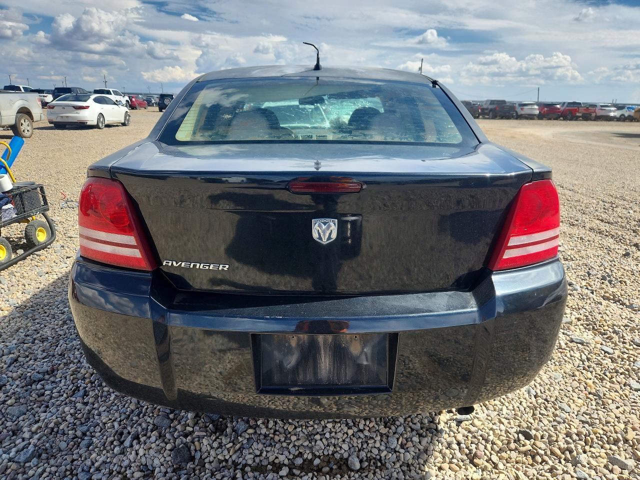 2008 Dodge Avenger Se Black vin: 1B3LC46K48N613808