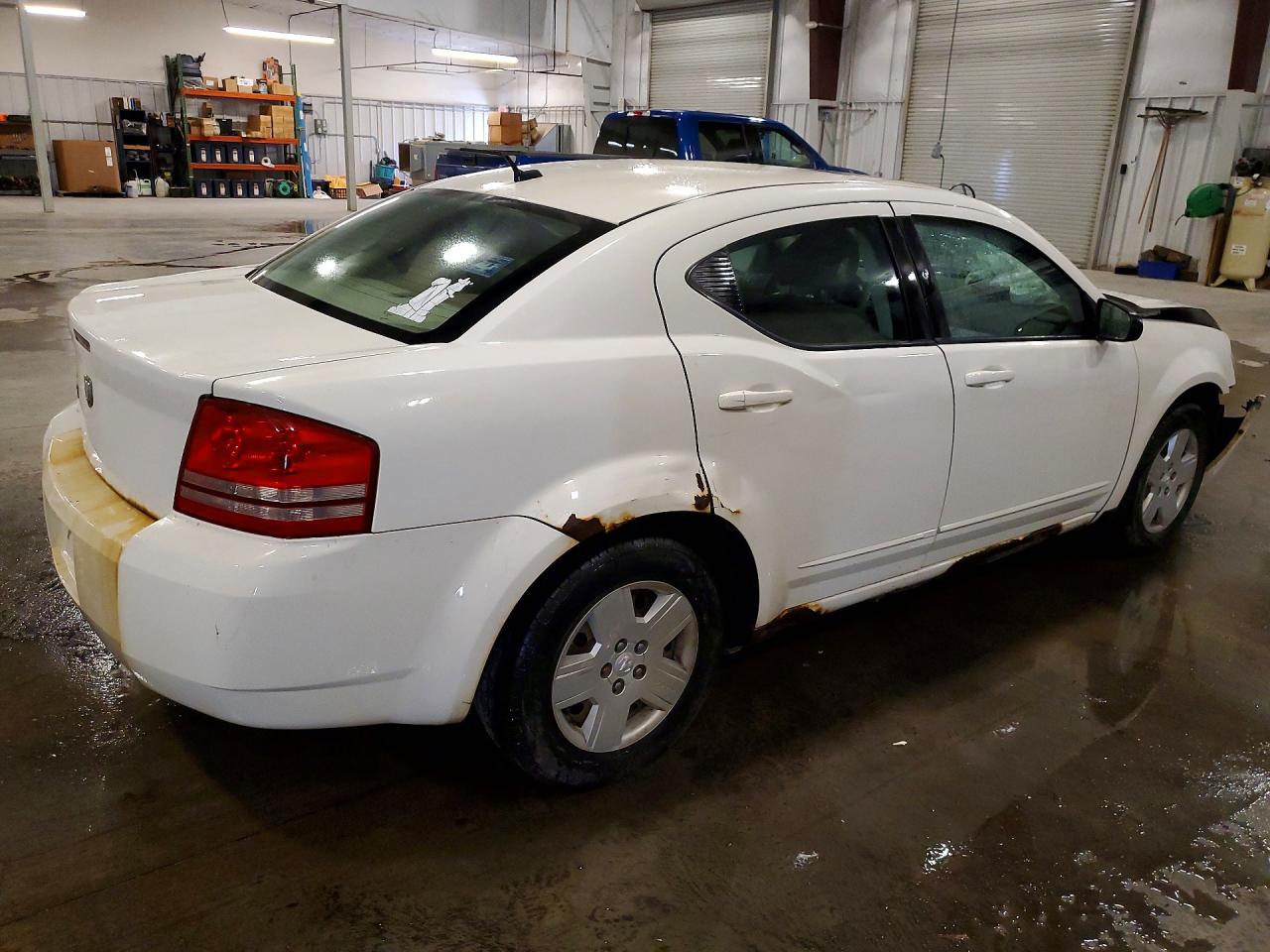 2008 Dodge Avenger Se White vin: 1B3LC46K48N682885