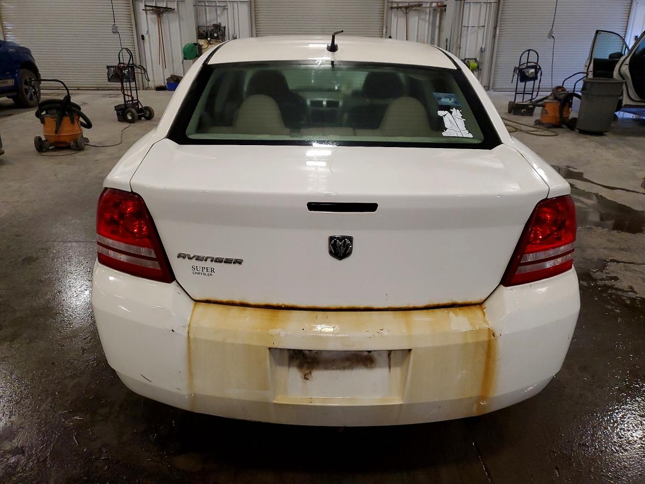 2008 Dodge Avenger Se White vin: 1B3LC46K48N682885