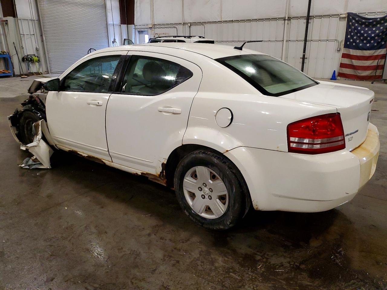 2008 Dodge Avenger Se White vin: 1B3LC46K48N682885