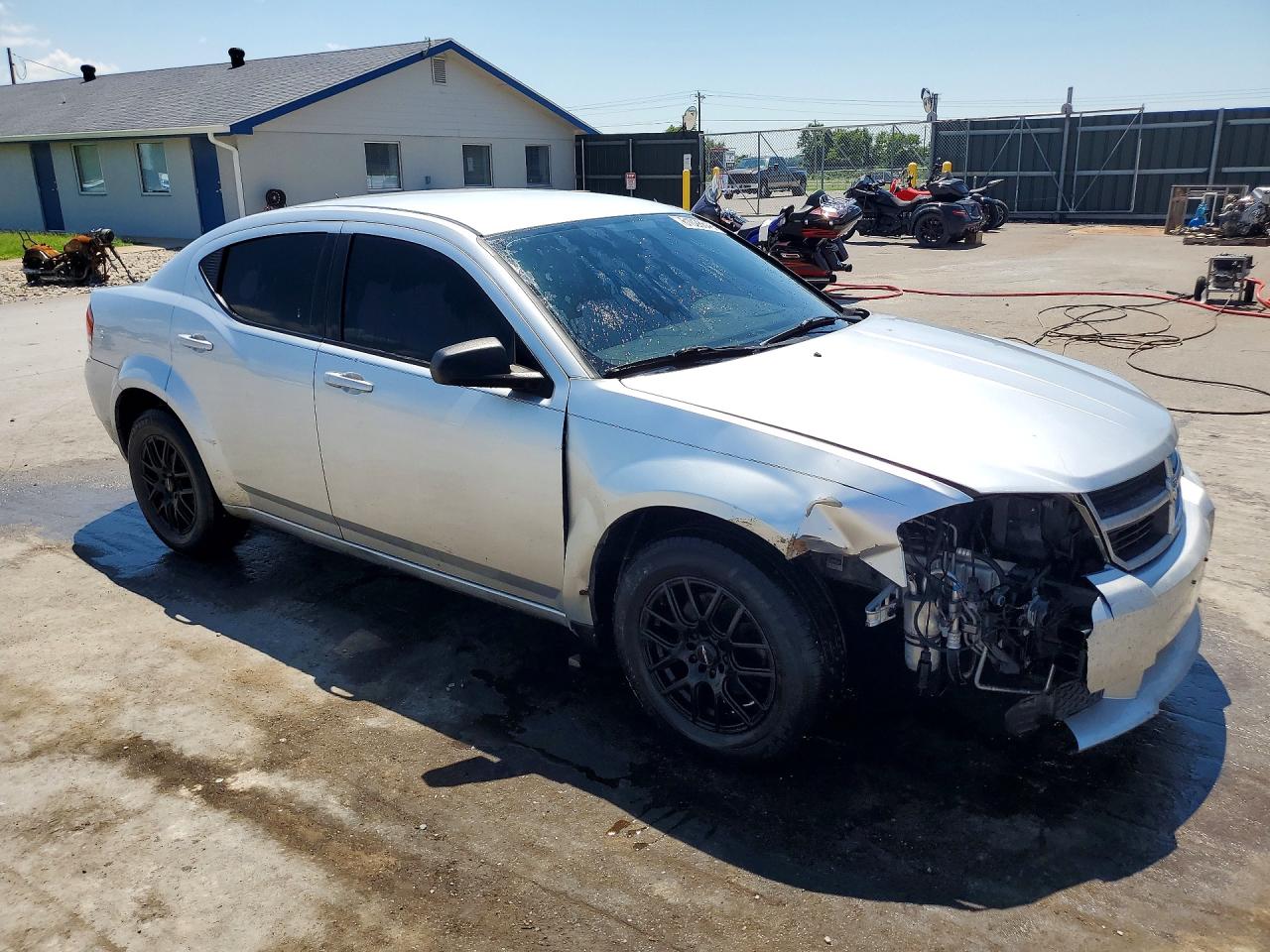 2008 Dodge Avenger Se Silver vin: 1B3LC46K48N687309