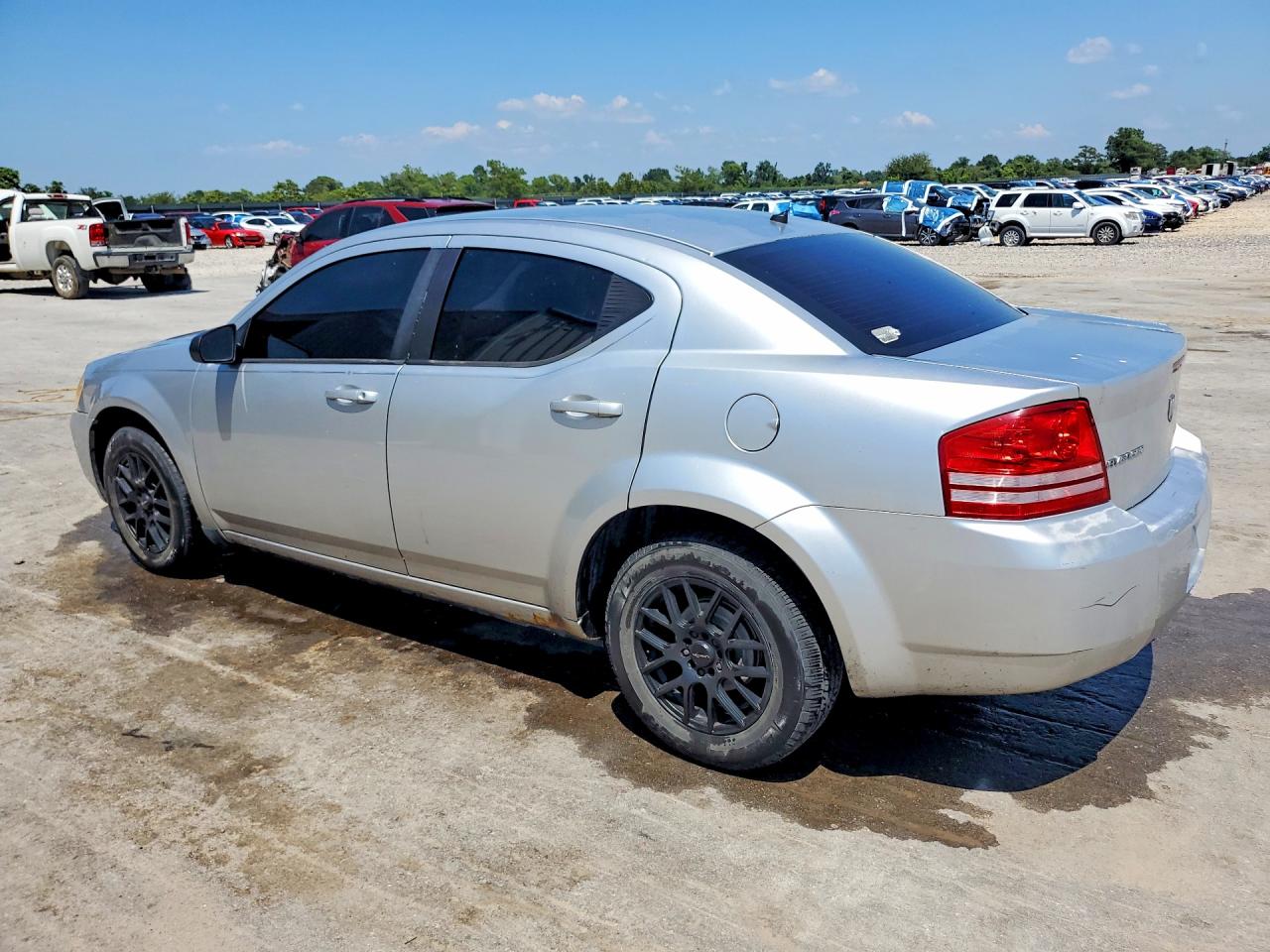 2008 Dodge Avenger Se Silver vin: 1B3LC46K48N687309