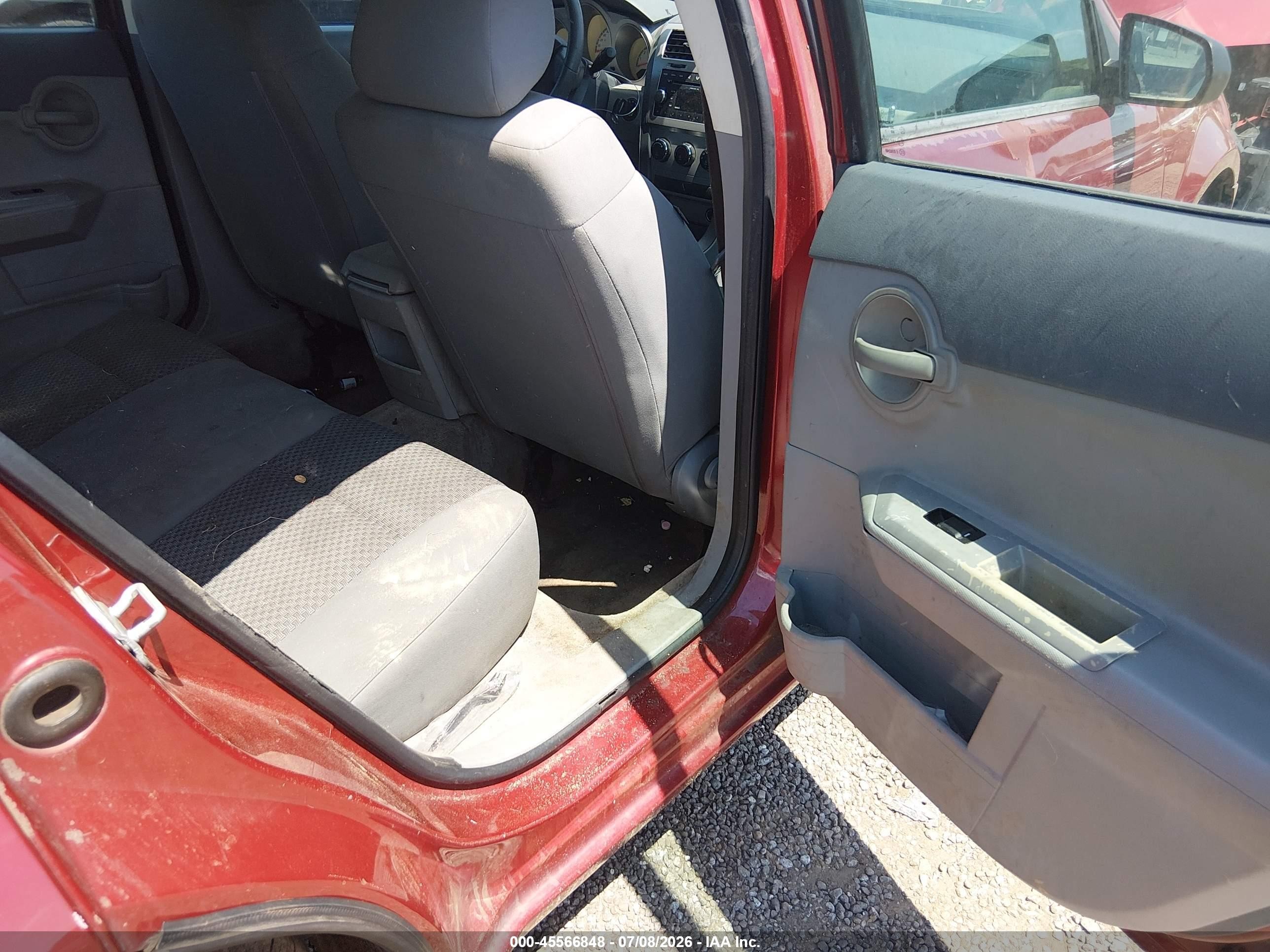2008 Dodge Avenger Se Red vin: 1B3LC46K58N149511