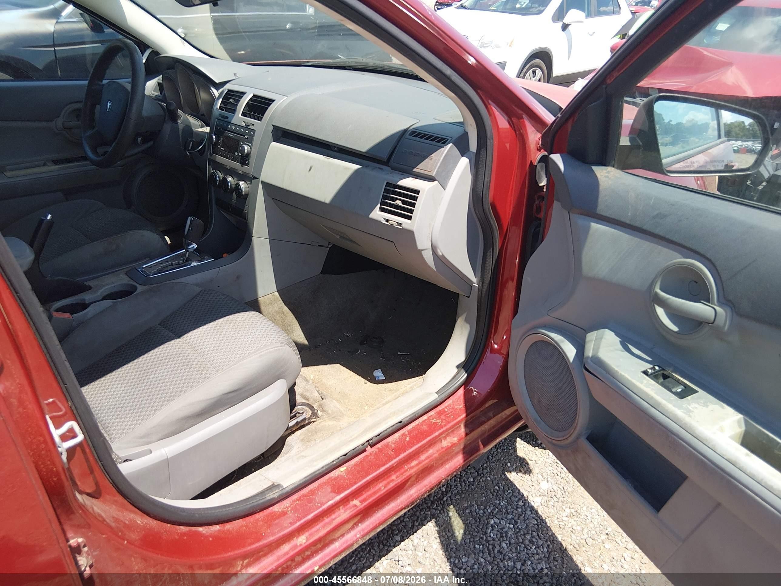 2008 Dodge Avenger Se Red vin: 1B3LC46K58N149511