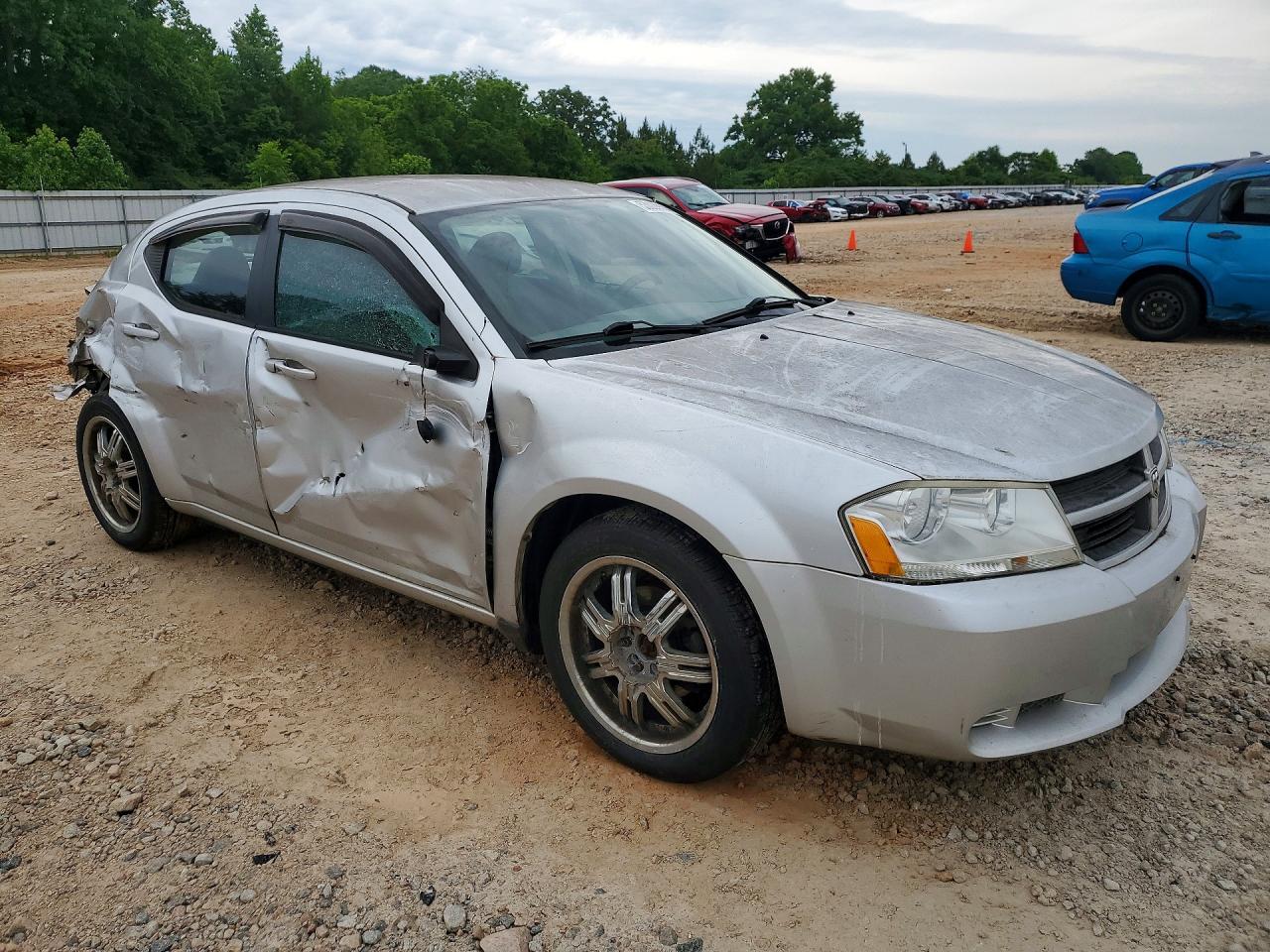 2008 Dodge Avenger Se Silver vin: 1B3LC46K58N586313