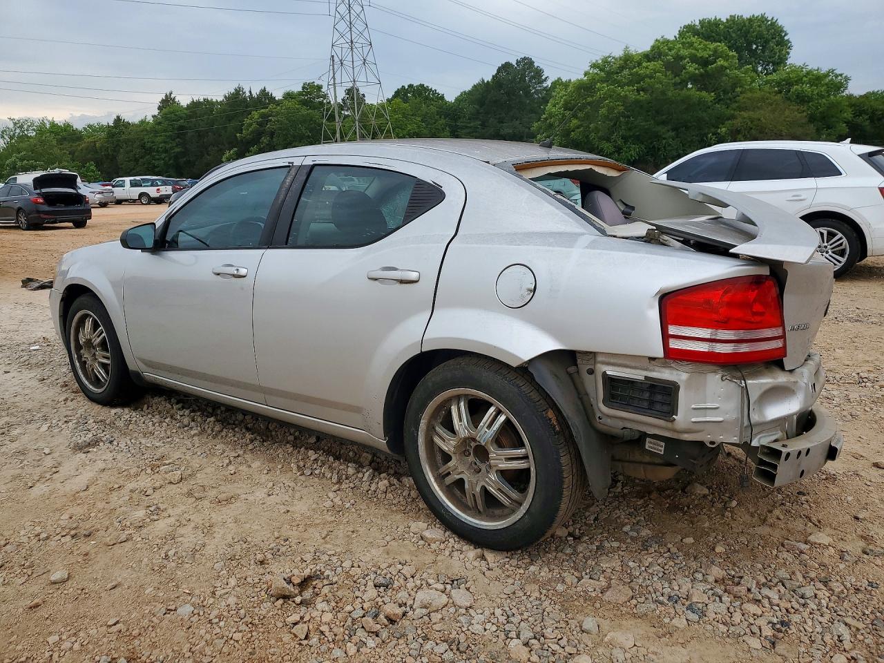 2008 Dodge Avenger Se Silver vin: 1B3LC46K58N586313