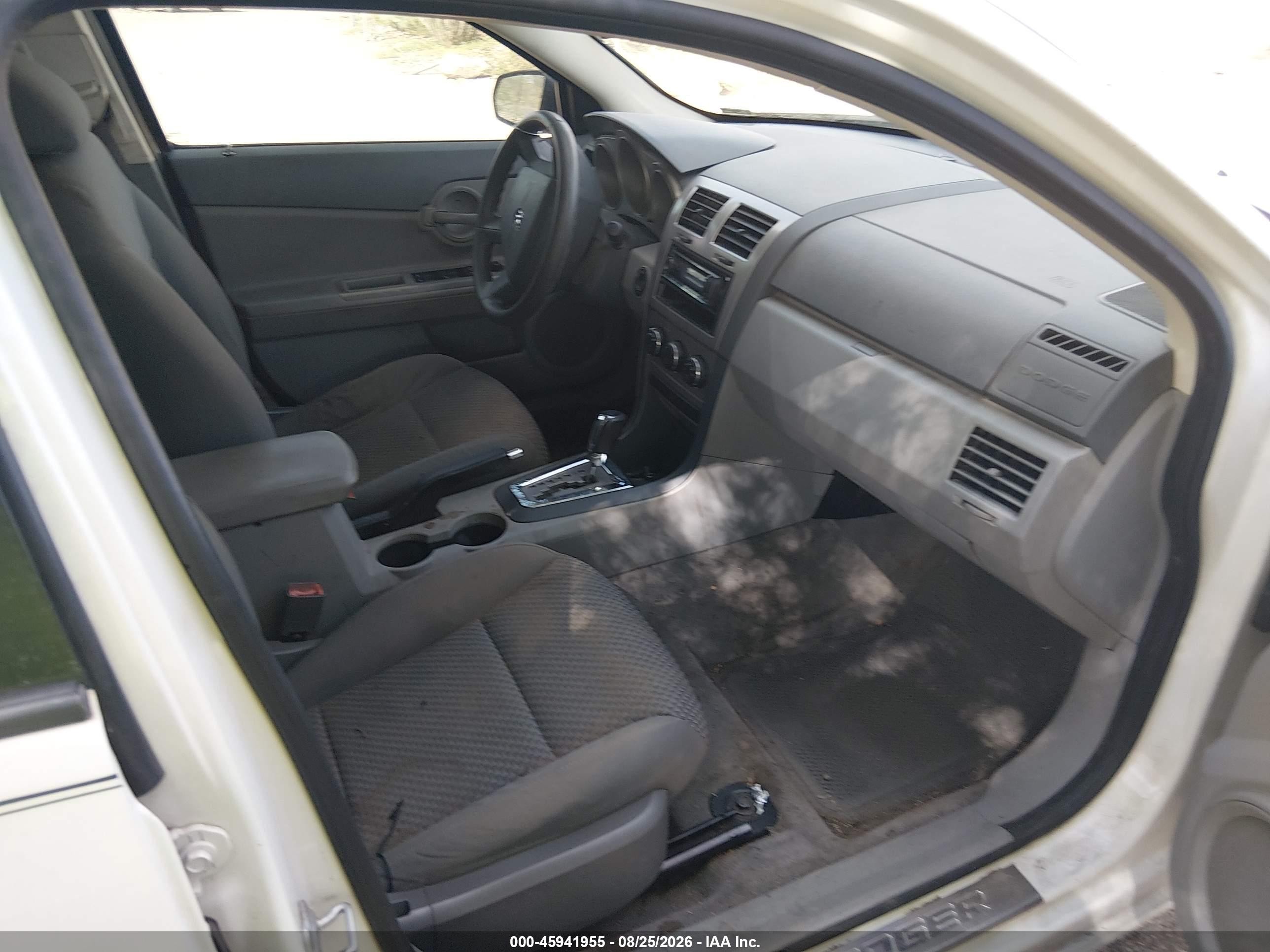 2008 Dodge Avenger Se White vin: 1B3LC46K58N660281