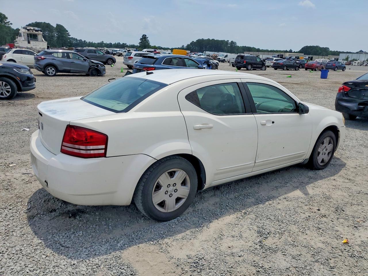 2008 Dodge Avenger Se White vin: 1B3LC46K68N189631