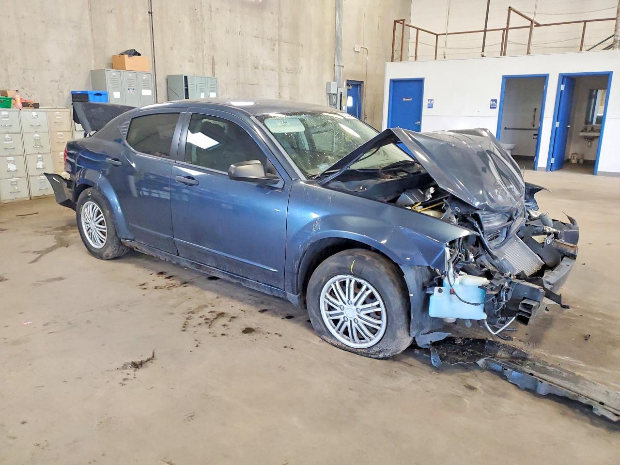 2008 Dodge Avenger Se Синий vin: 1B3LC46K68N245356
