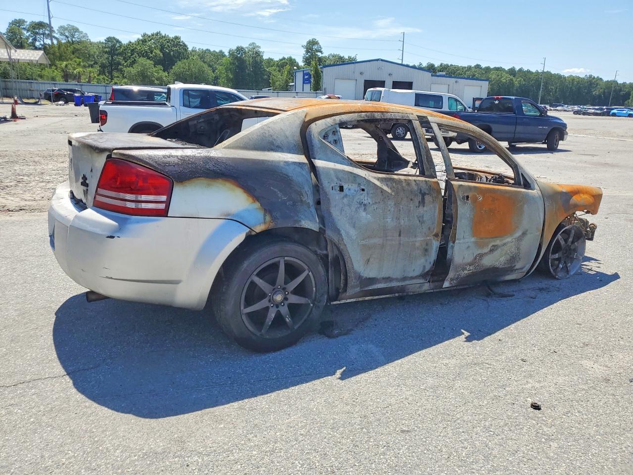 2008 Dodge Avenger Se Burn vin: 1B3LC46K78N102156