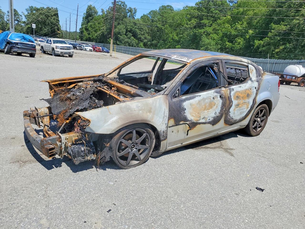 2008 Dodge Avenger Se Burn vin: 1B3LC46K78N102156