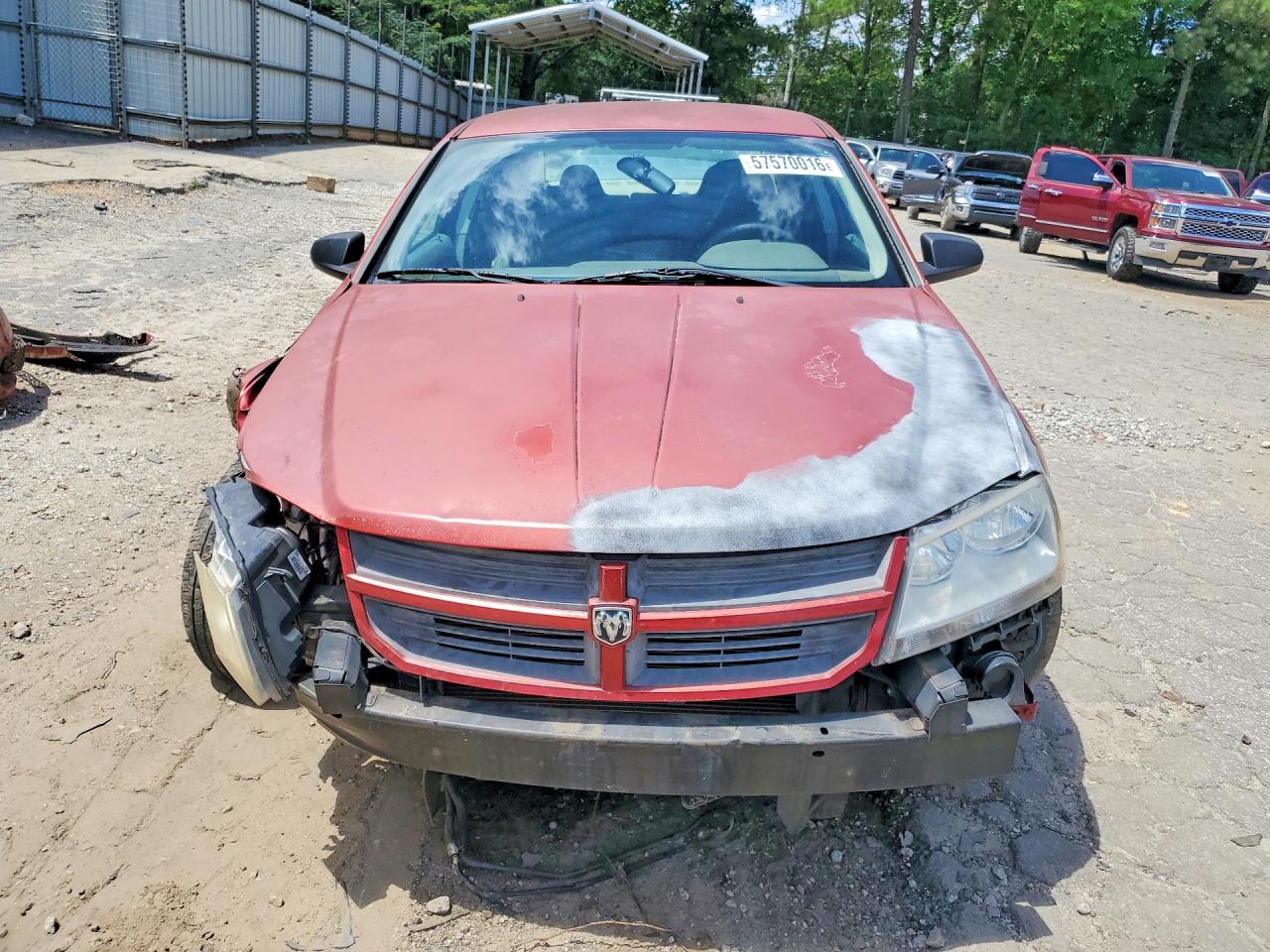 2008 Dodge Avenger Se Red vin: 1B3LC46K88N587181