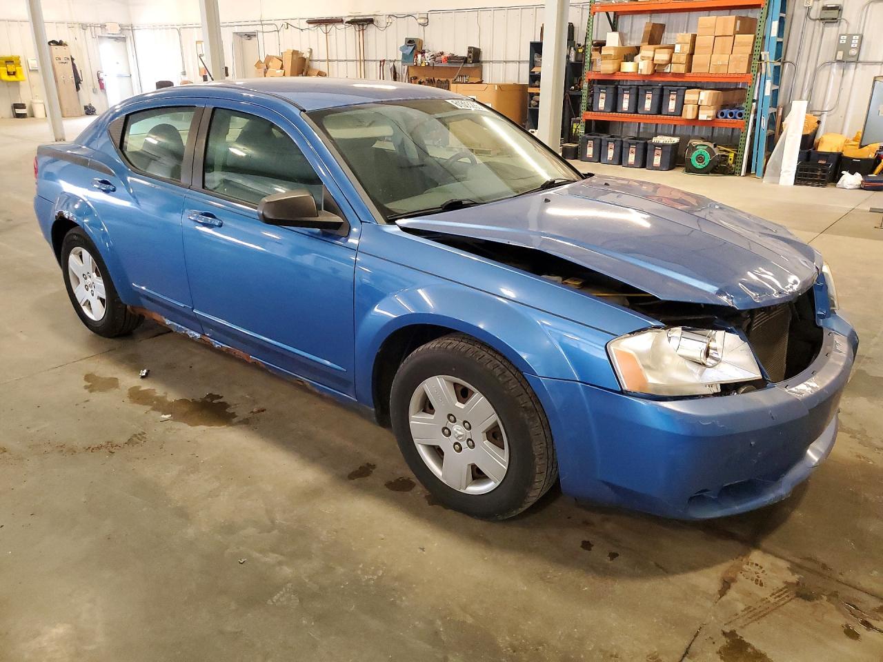 2008 Dodge Avenger Se Blue vin: 1B3LC46K88N615674