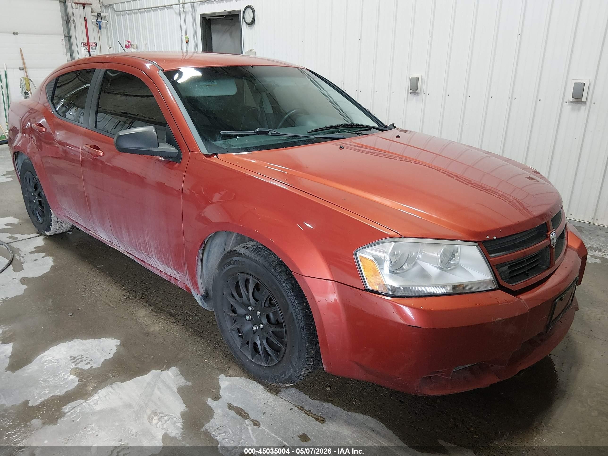 2008 Dodge Avenger Se Orange vin: 1B3LC46K98N691565