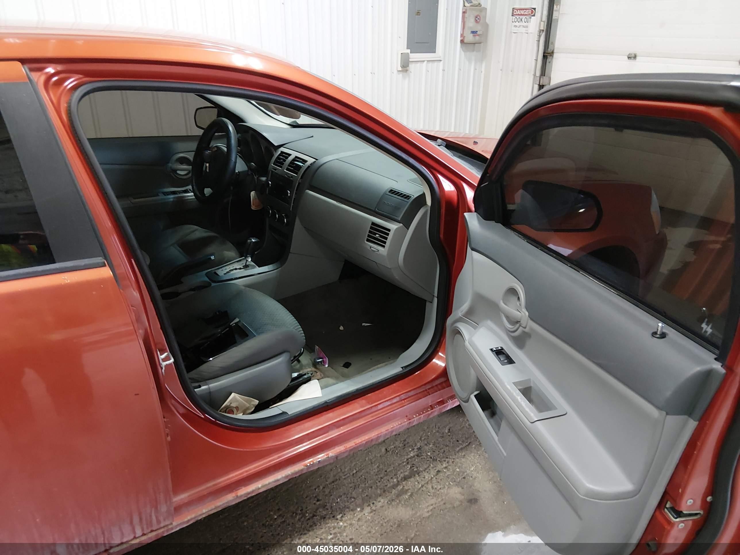 2008 Dodge Avenger Se Orange vin: 1B3LC46K98N691565
