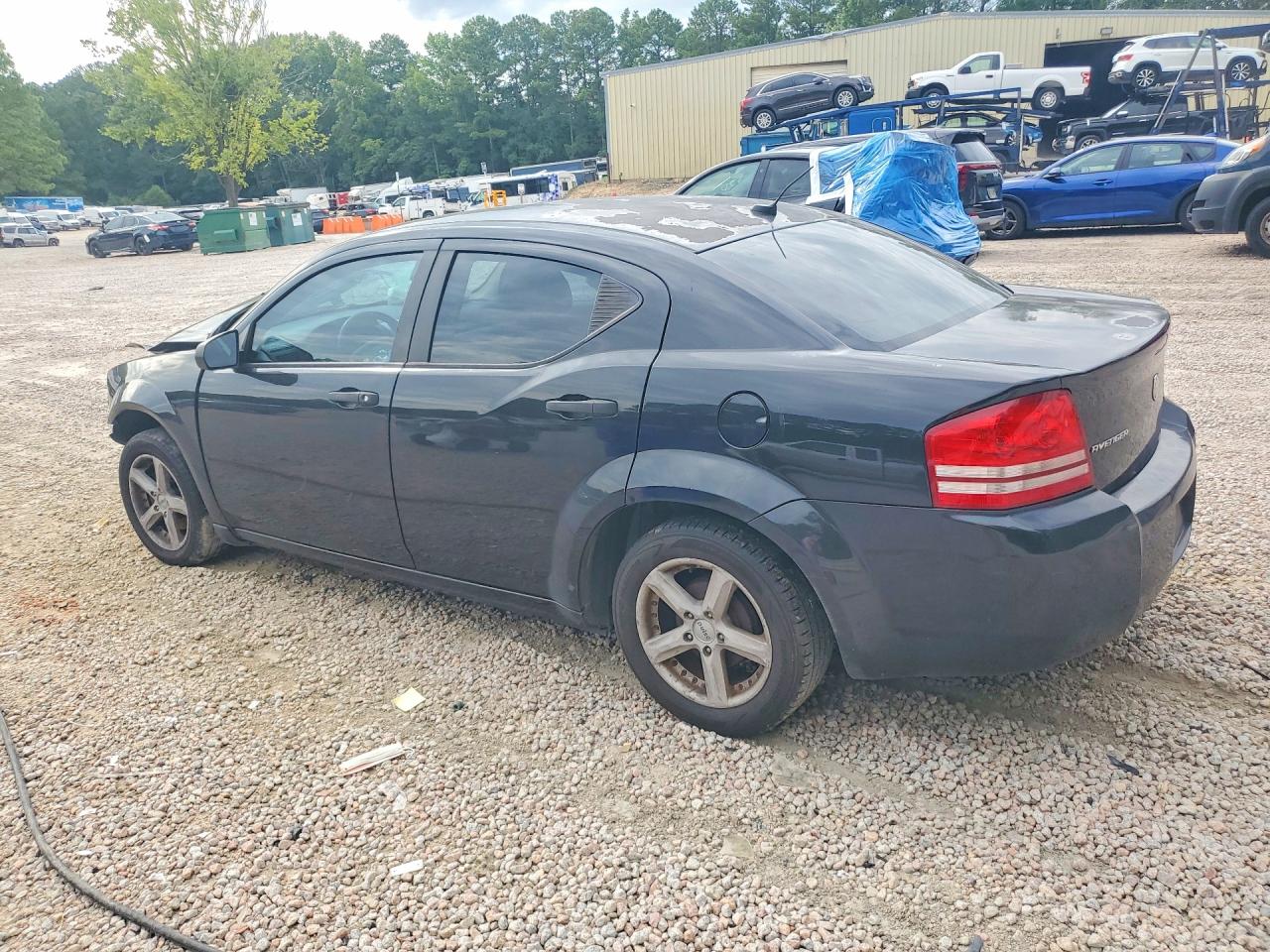 2008 Dodge Avenger Se Black vin: 1B3LC46KX8N117461