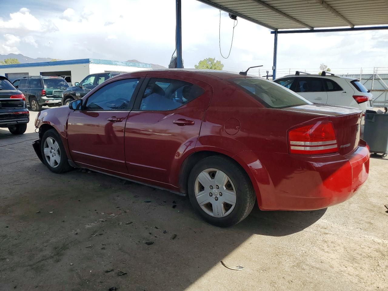 2008 Dodge Avenger Se Maroon vin: 1B3LC46KX8N175750