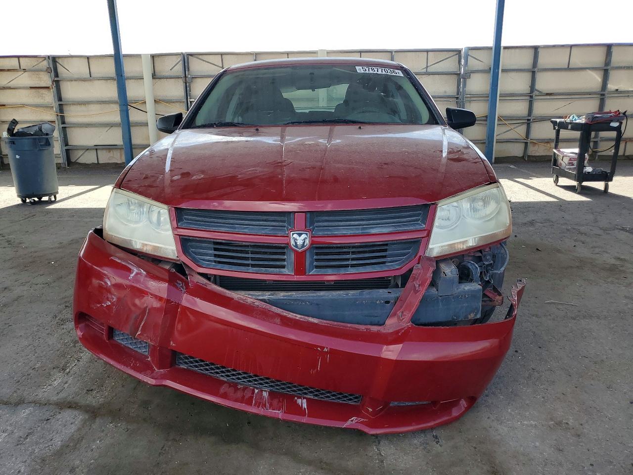 2008 Dodge Avenger Se Maroon vin: 1B3LC46KX8N175750