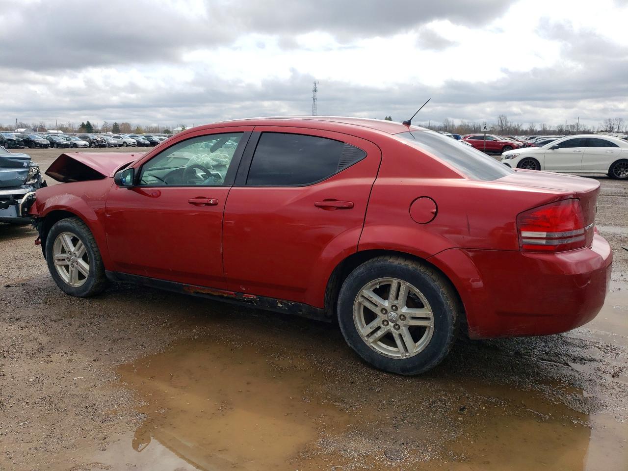 2008 Dodge Avenger Se Red vin: 1B3LC46KX8N606748