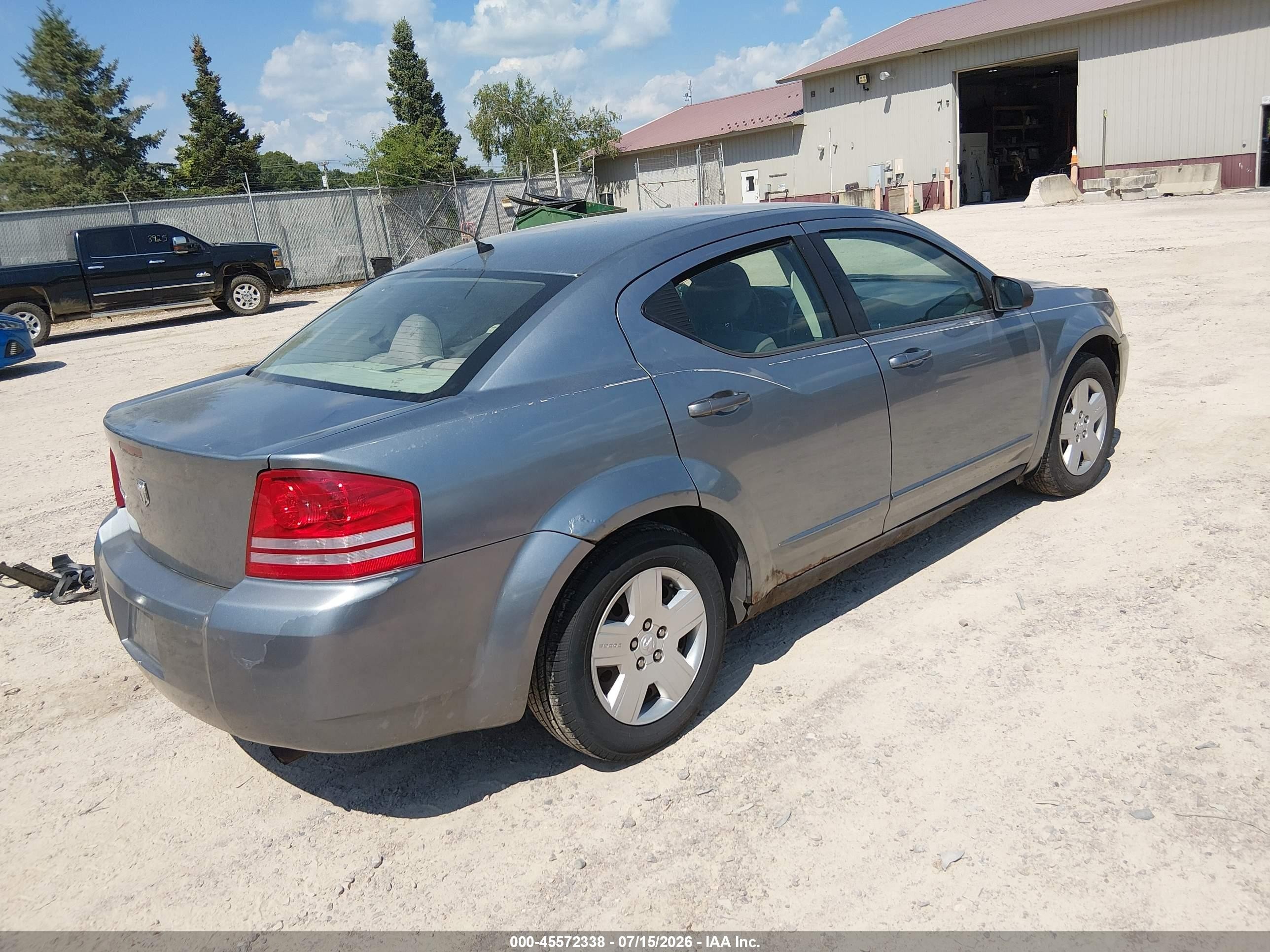 2008 Dodge Avenger Se Gray vin: 1B3LC46KX8N687024