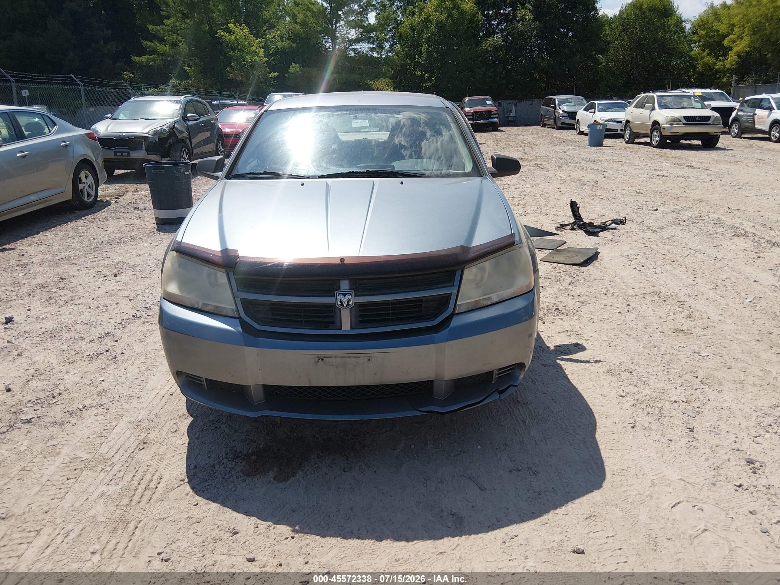 2008 Dodge Avenger Se Gray vin: 1B3LC46KX8N687024