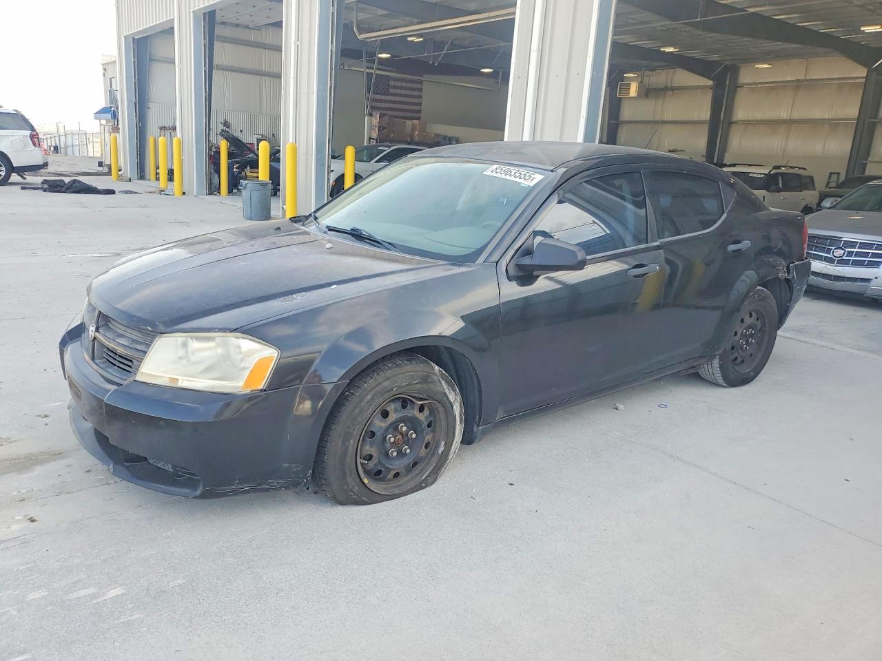 2008 Dodge Avenger Se Black vin: 1B3LC46R08N232714