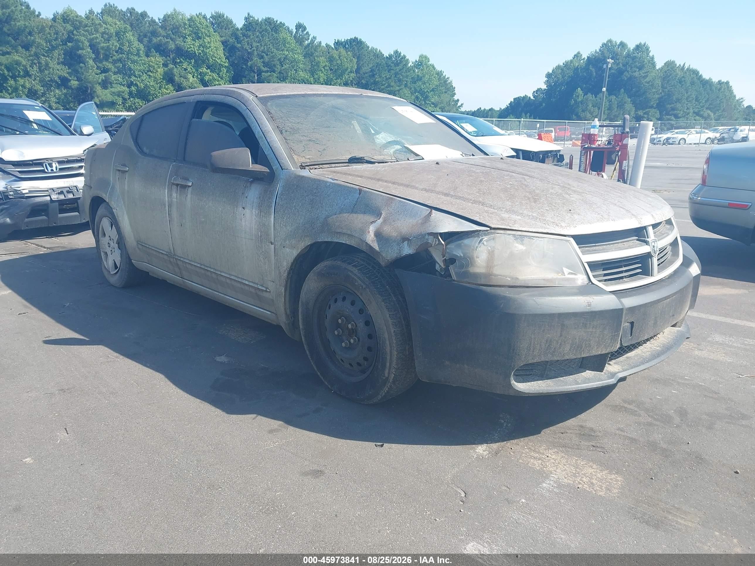 2008 Dodge Avenger Se Silver vin: 1B3LC46R88N281370
