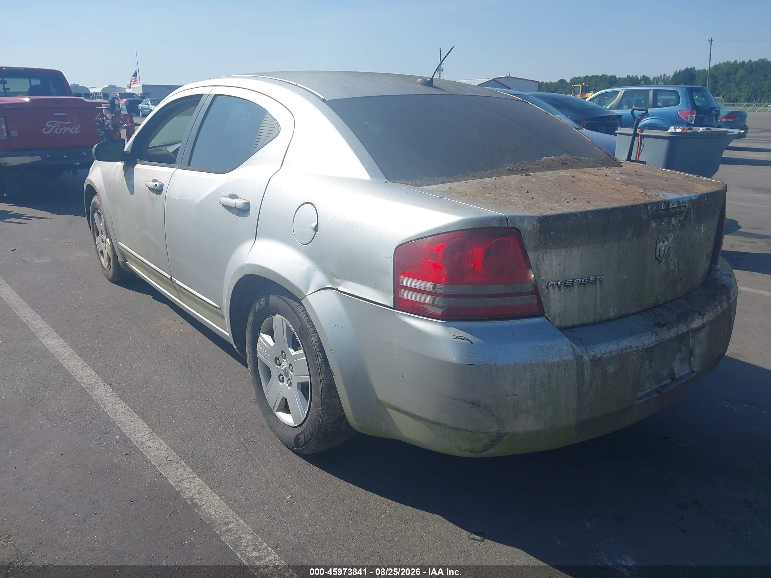 2008 Dodge Avenger Se Серебряный vin: 1B3LC46R88N281370