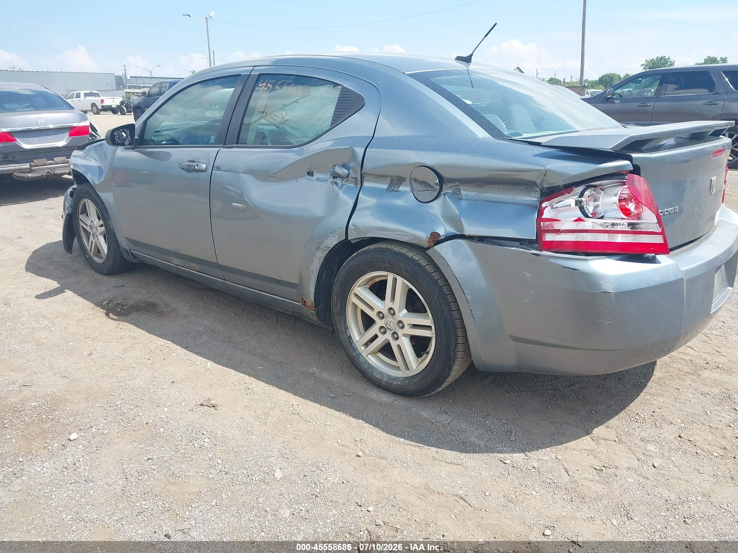 2009 Dodge Avenger Sxt Silver vin: 1B3LC56B19N508747