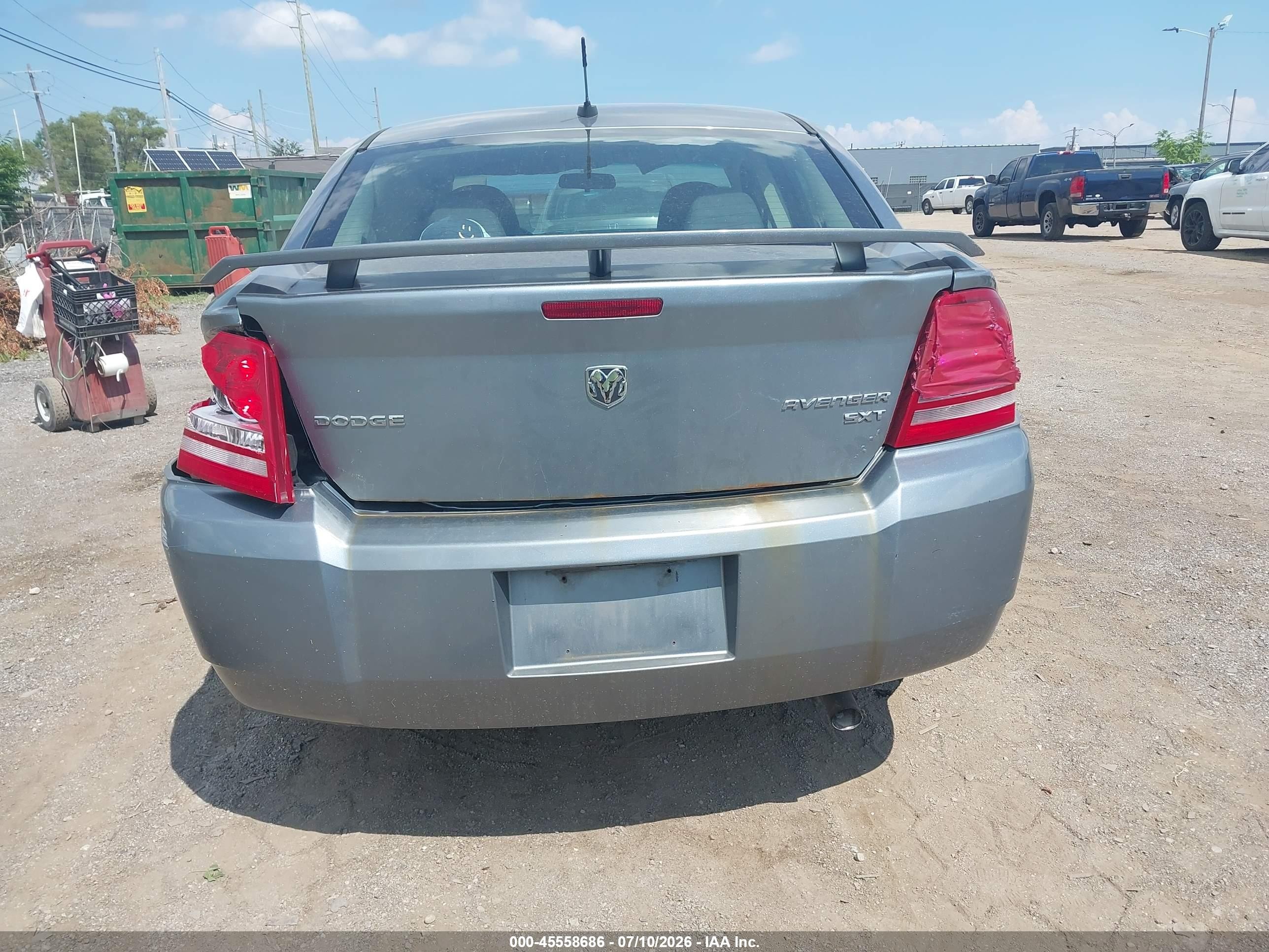 2009 Dodge Avenger Sxt Silver vin: 1B3LC56B19N508747