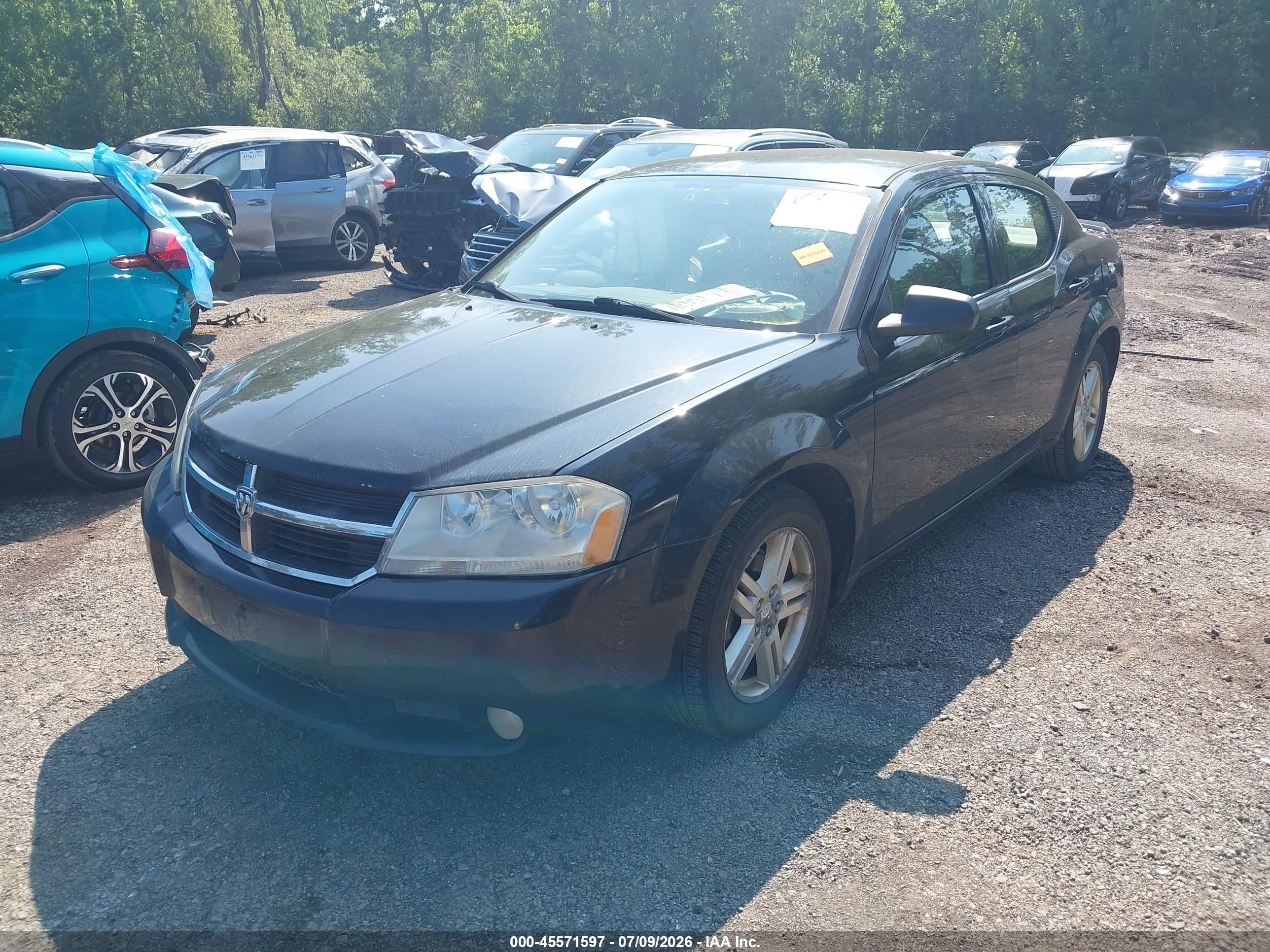 2009 Dodge Avenger Sxt Black vin: 1B3LC56B19N526097