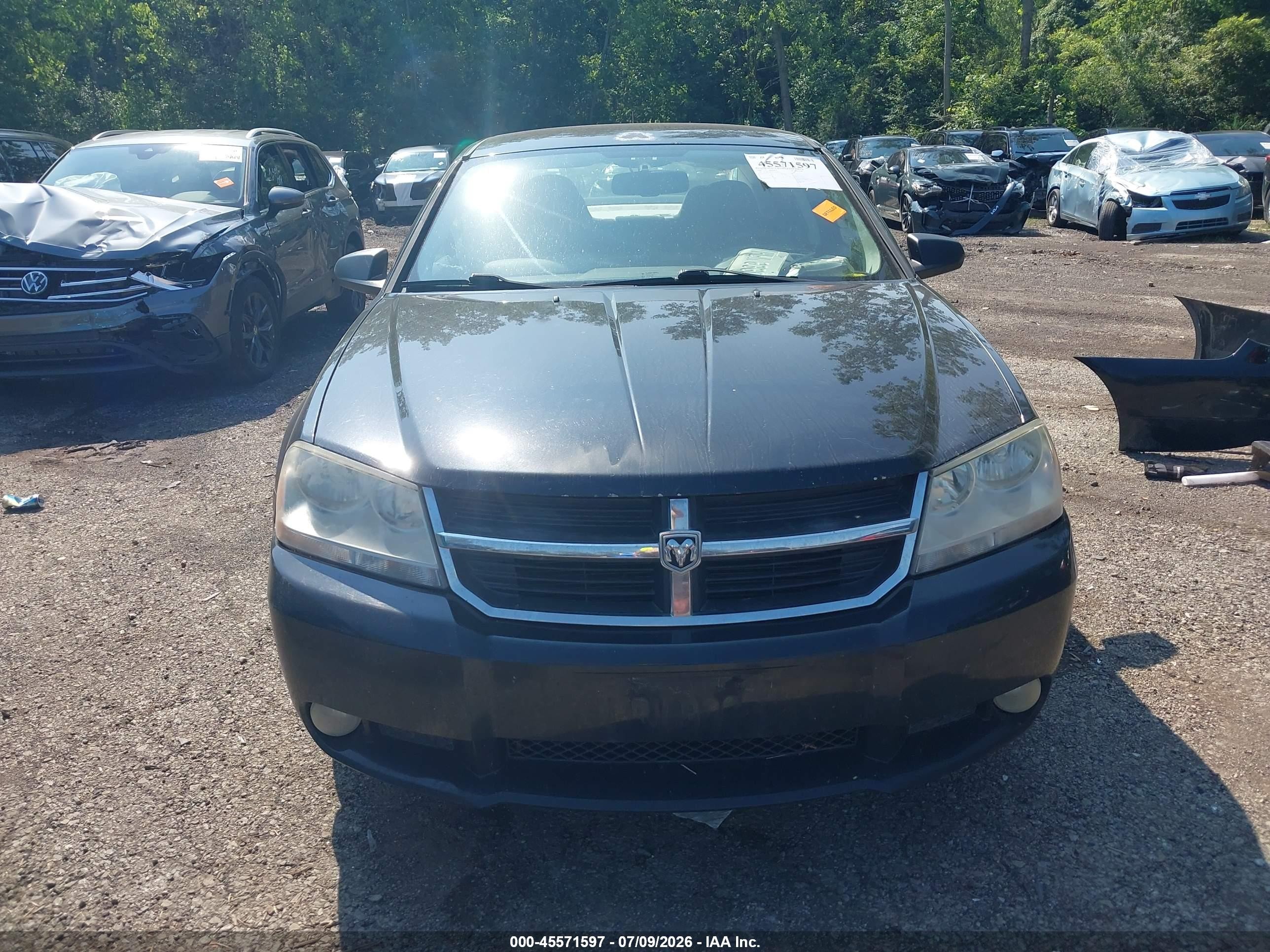 2009 Dodge Avenger Sxt Black vin: 1B3LC56B19N526097