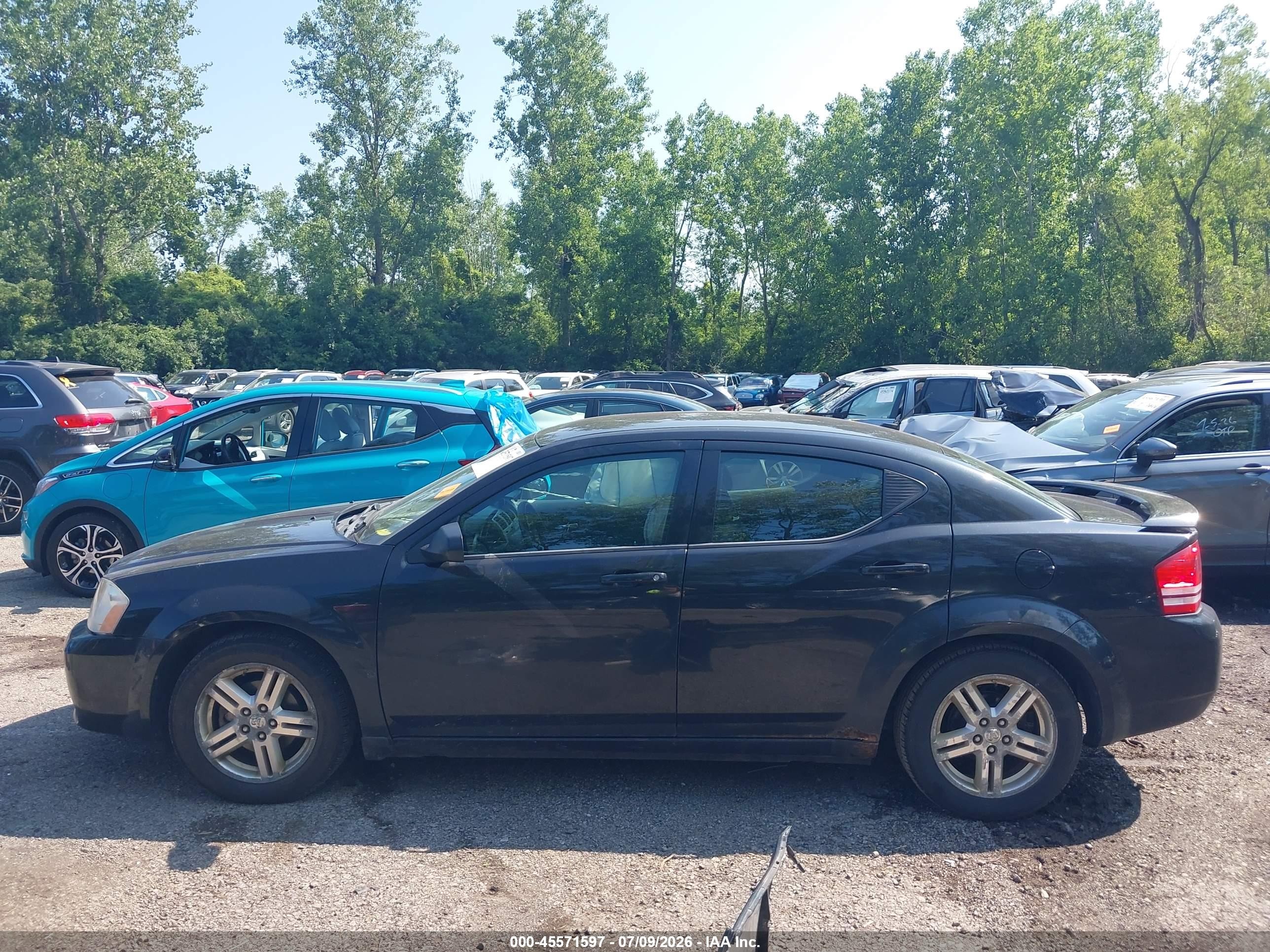 2009 Dodge Avenger Sxt Black vin: 1B3LC56B19N526097