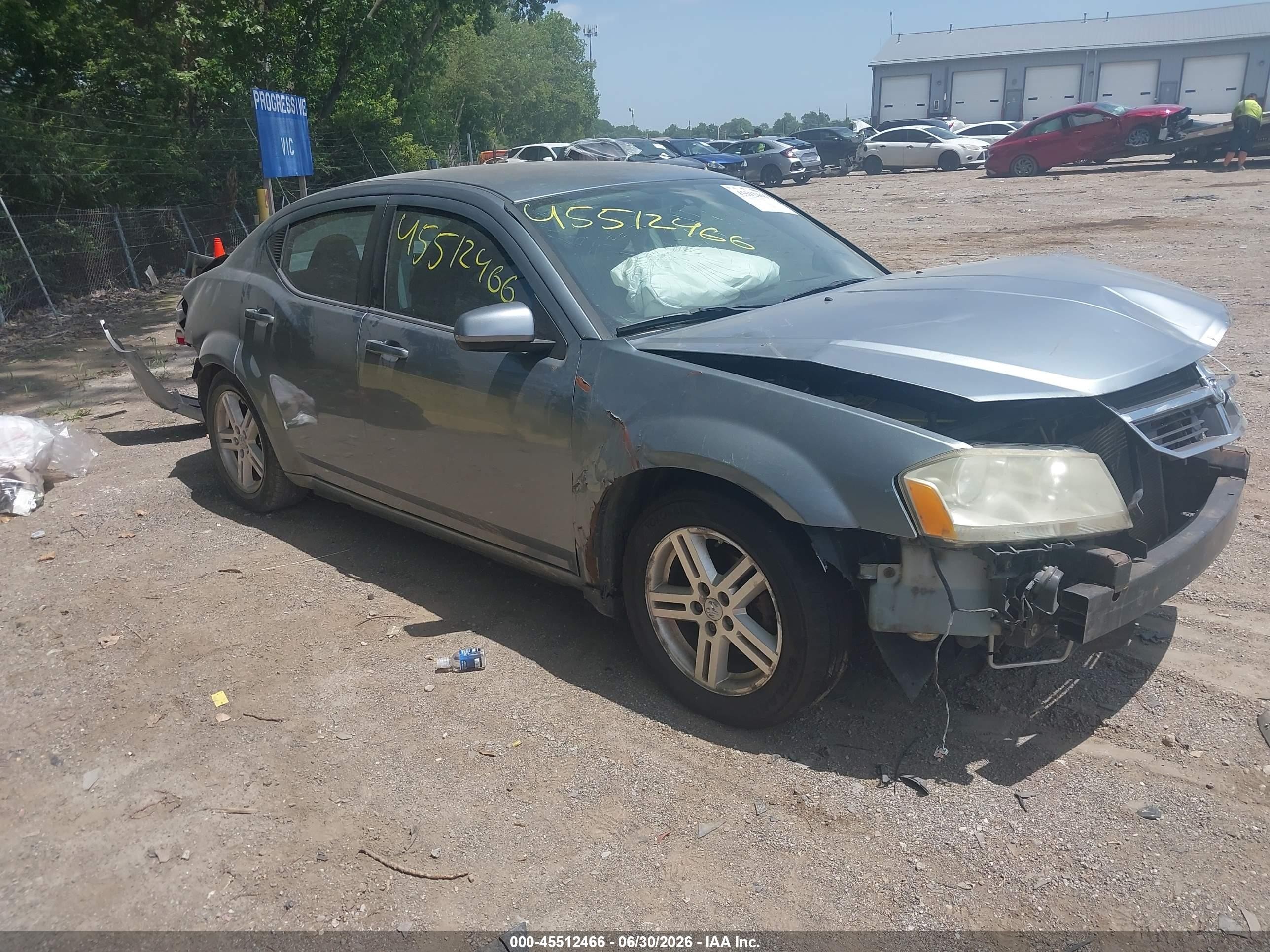 2009 Dodge Avenger Sxt Silver vin: 1B3LC56B69N557569