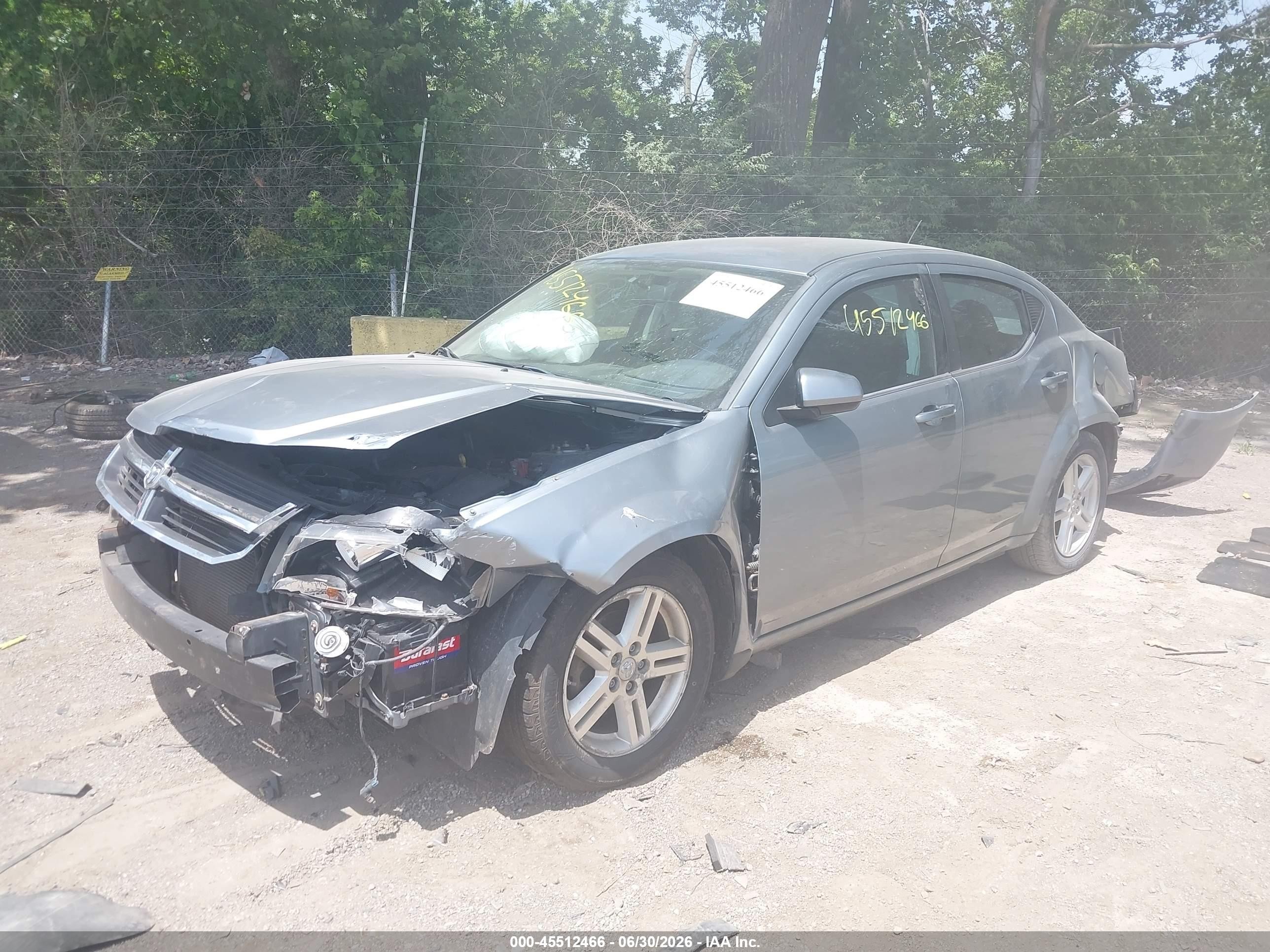 2009 Dodge Avenger Sxt Silver vin: 1B3LC56B69N557569
