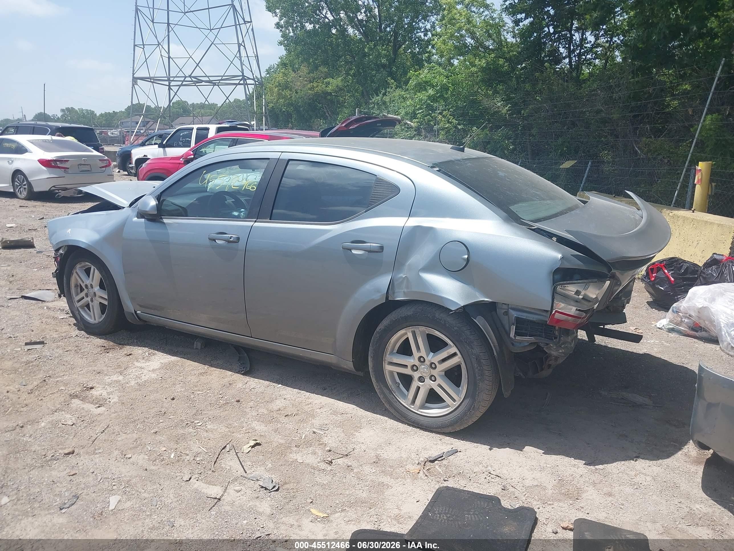 2009 Dodge Avenger Sxt Silver vin: 1B3LC56B69N557569