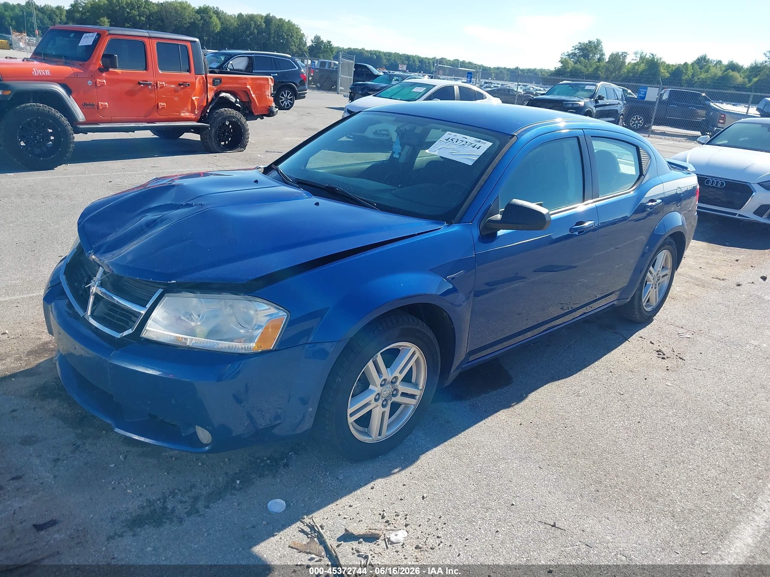 2009 Dodge Avenger R/t Blue vin: 1B3LC56B89N548887