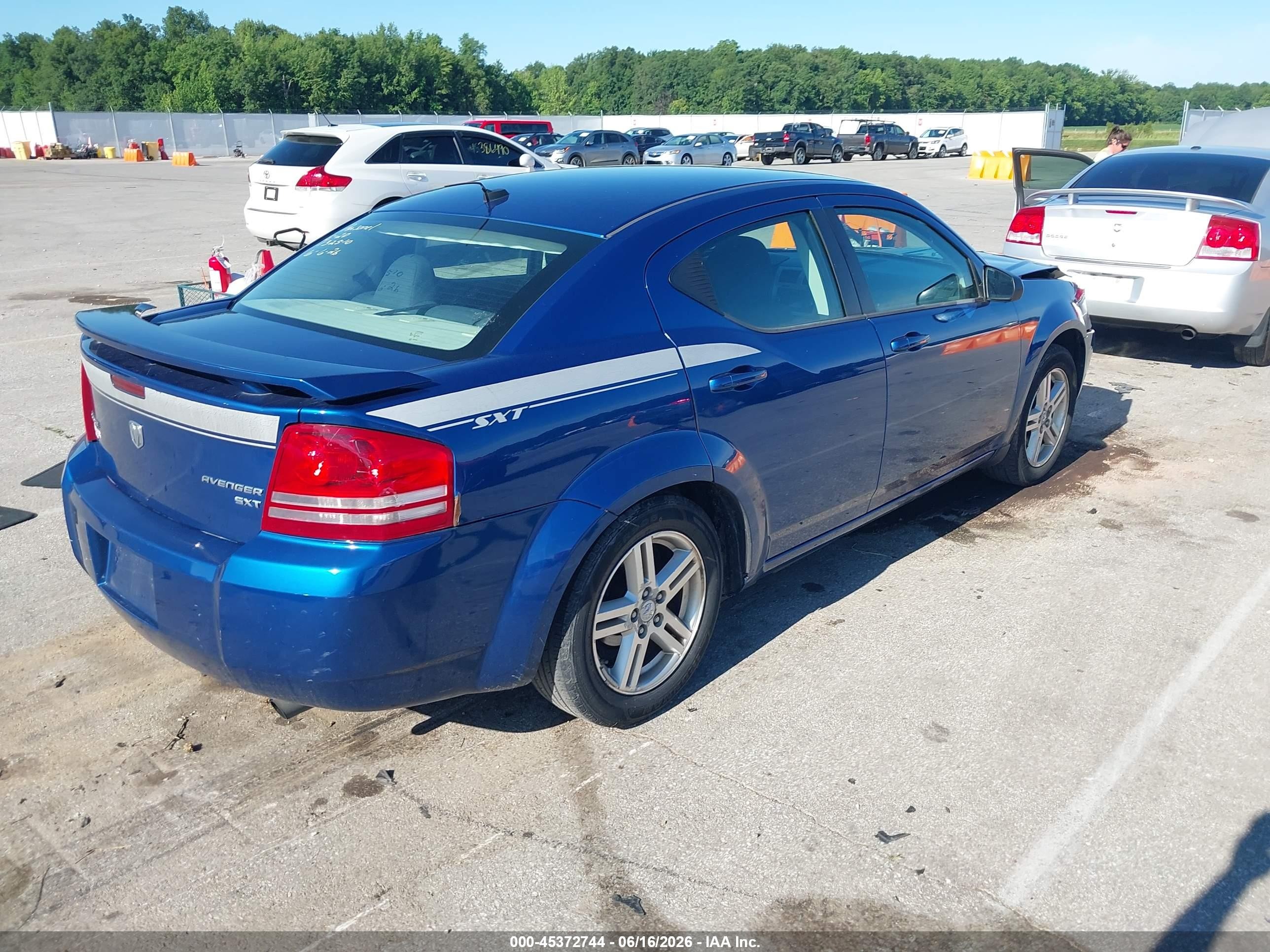 2009 Dodge Avenger R/t Blue vin: 1B3LC56B89N548887