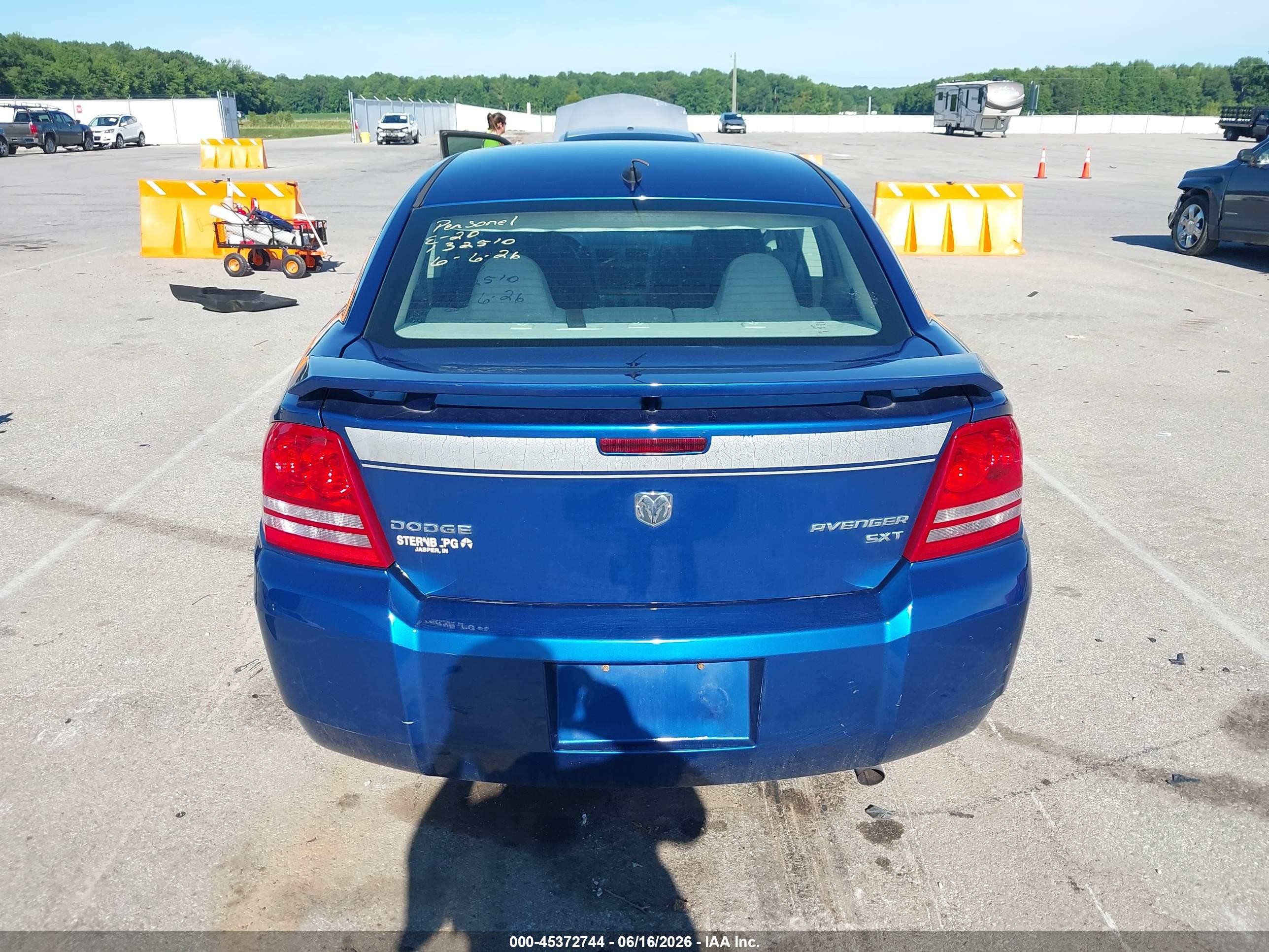 2009 Dodge Avenger R/t Blue vin: 1B3LC56B89N548887