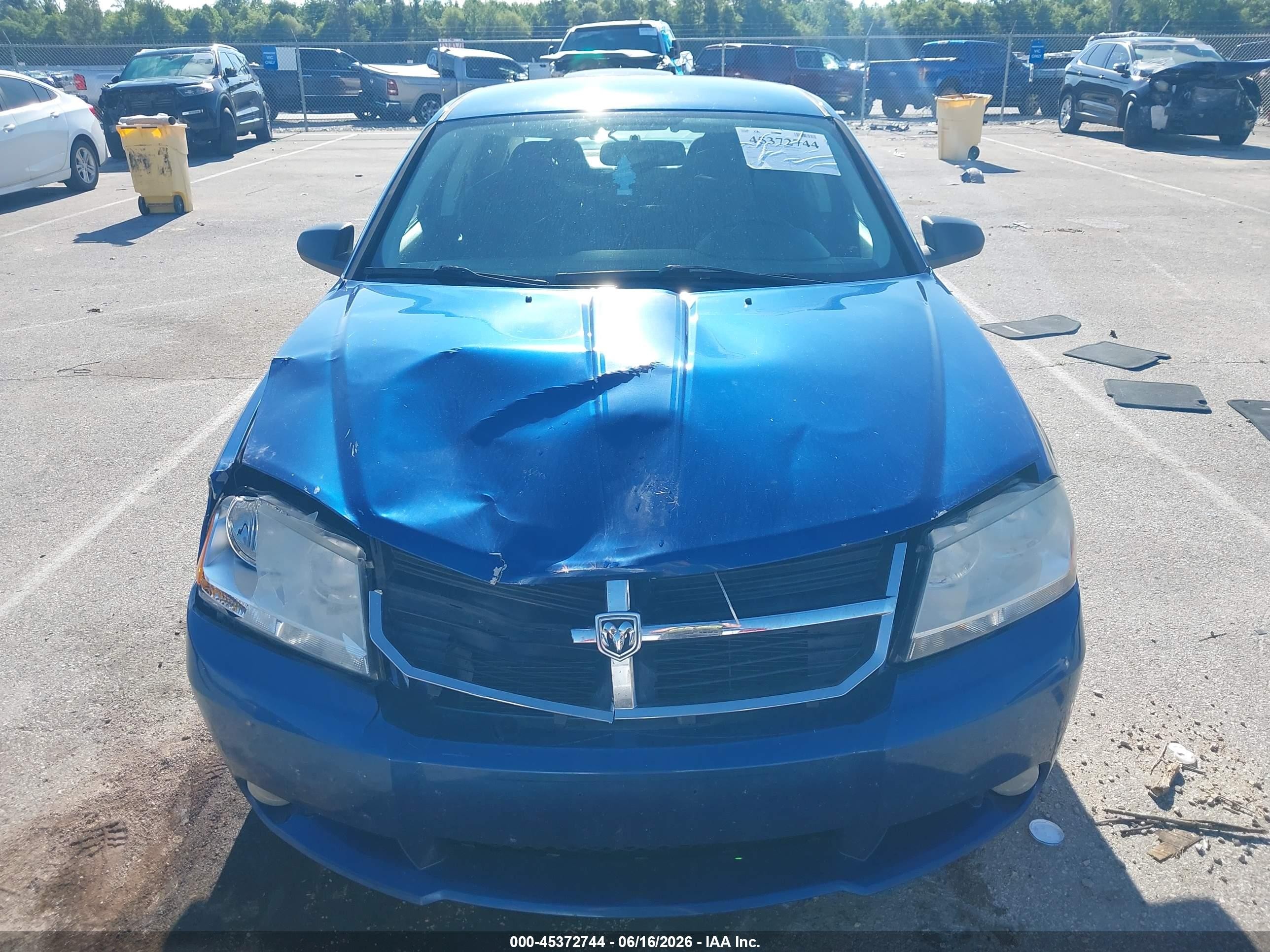 2009 Dodge Avenger R/t Blue vin: 1B3LC56B89N548887
