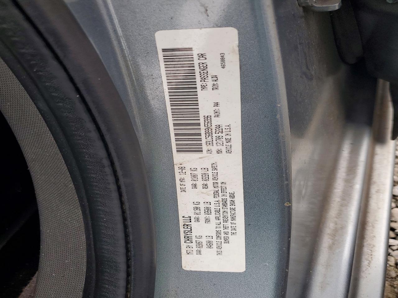 2009 Dodge Avenger Sxt Silver vin: 1B3LC56B99N556996