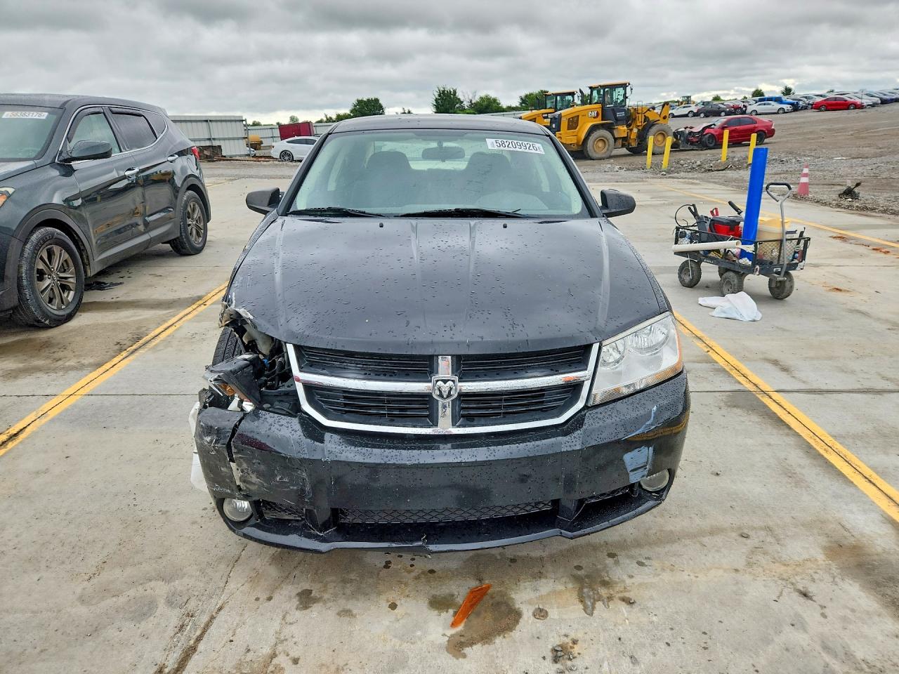 2009 Dodge Avenger Sxt Black vin: 1B3LC56D79N506678