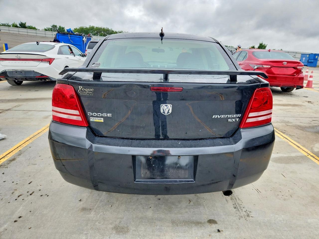 2009 Dodge Avenger Sxt Black vin: 1B3LC56D79N506678