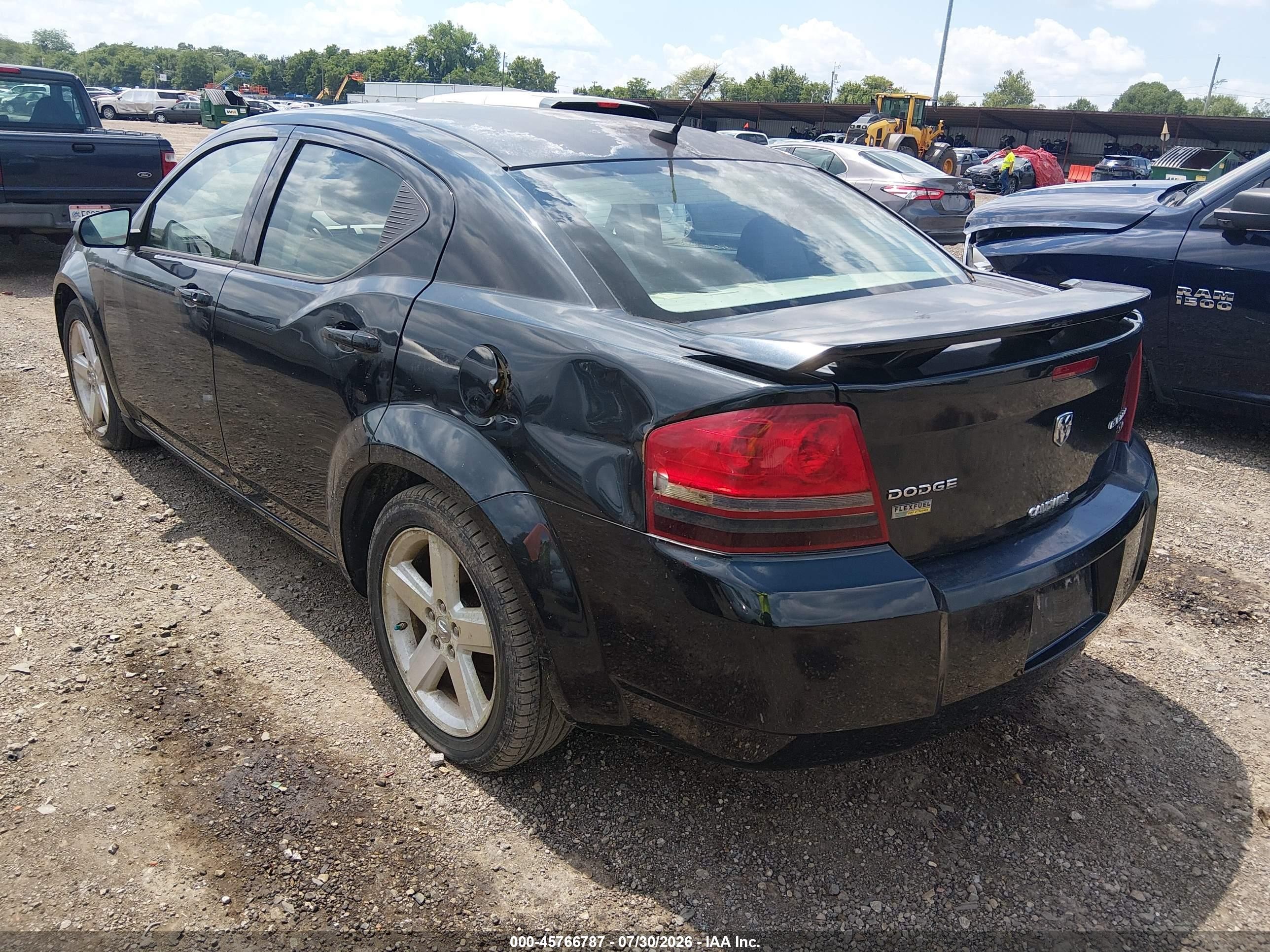 2009 Dodge Avenger Sxt Black vin: 1B3LC56D79N532116