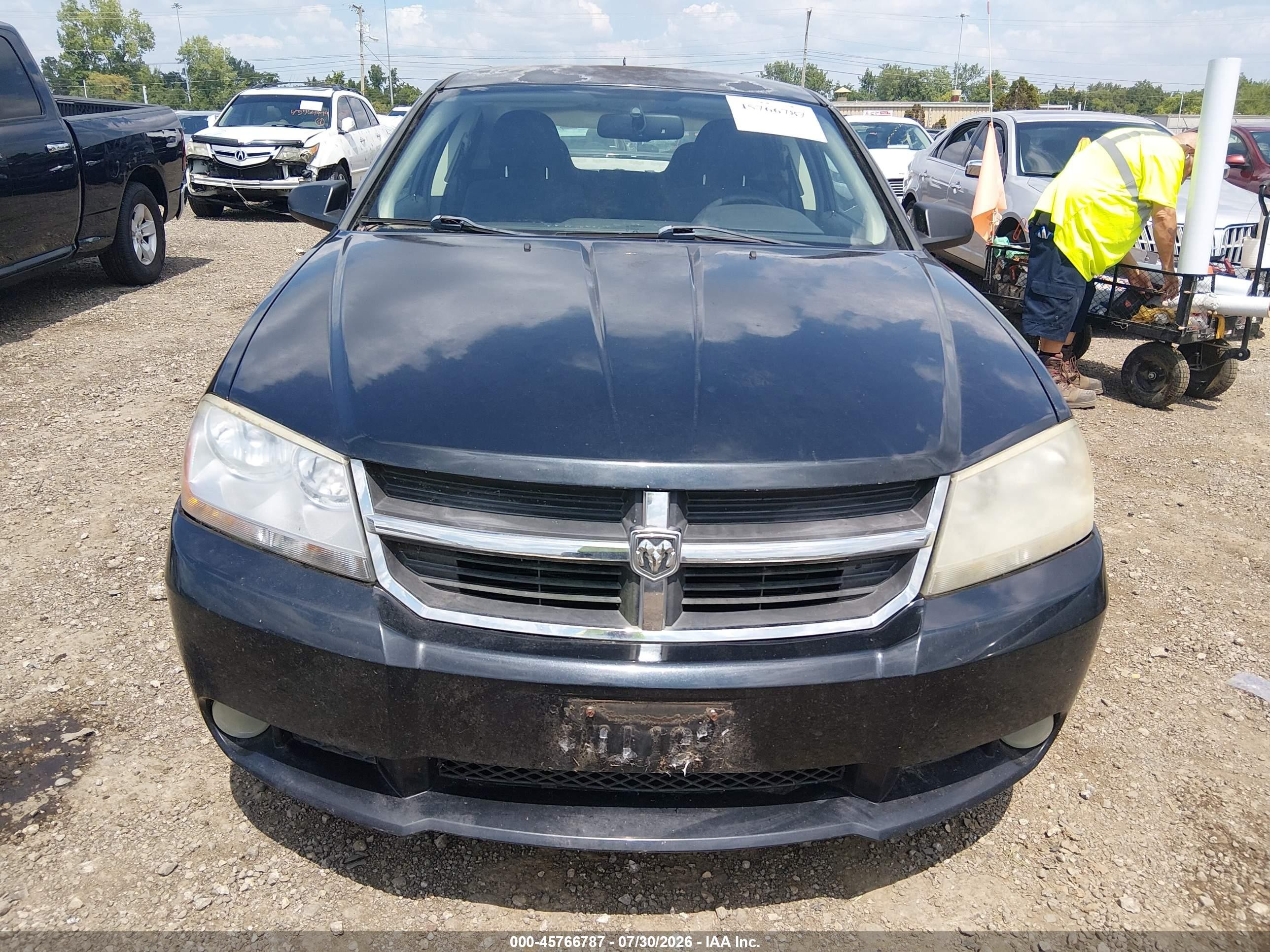 2009 Dodge Avenger Sxt Black vin: 1B3LC56D79N532116